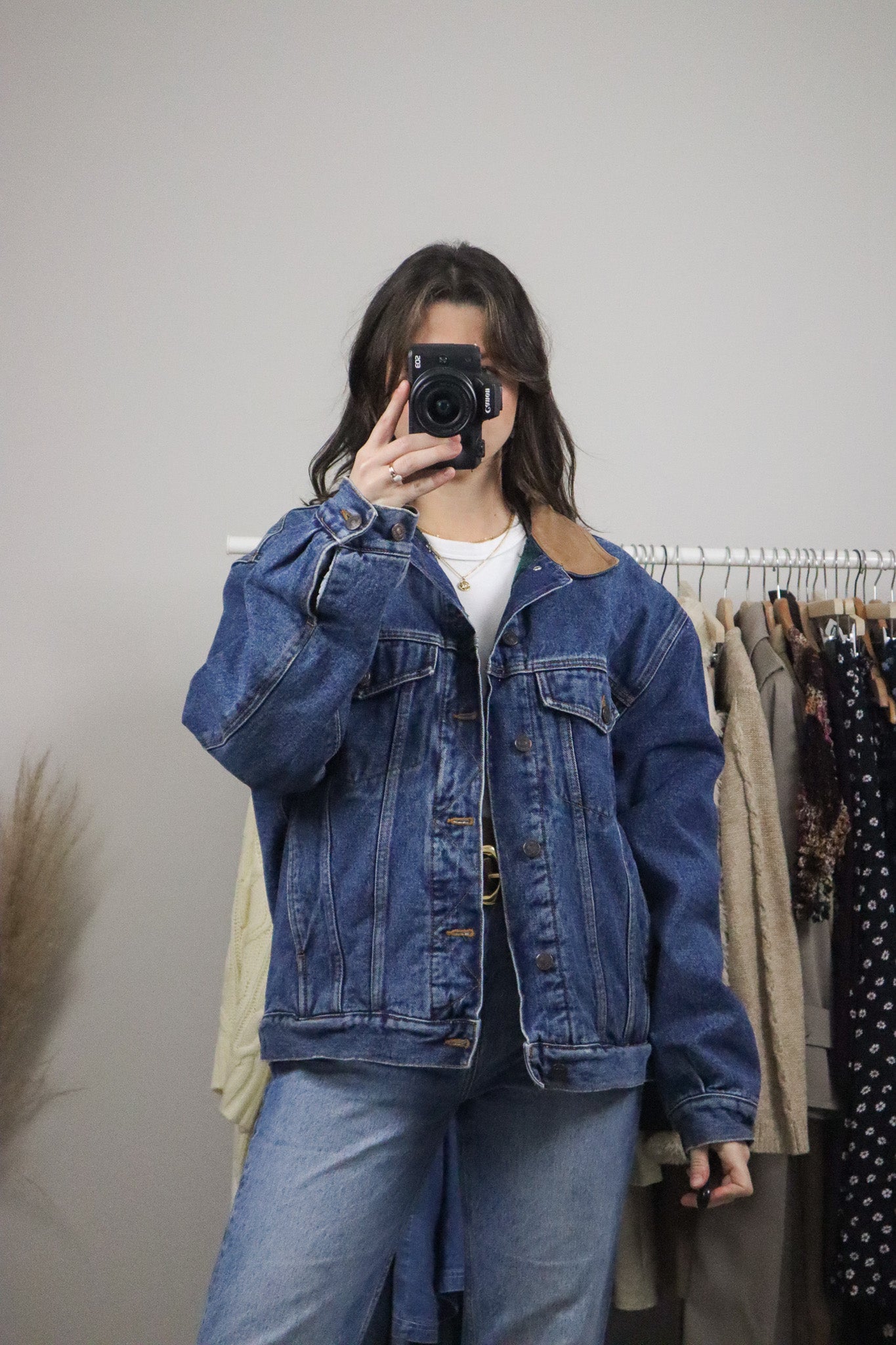 Vintage x Denim Lined Jacket (L)