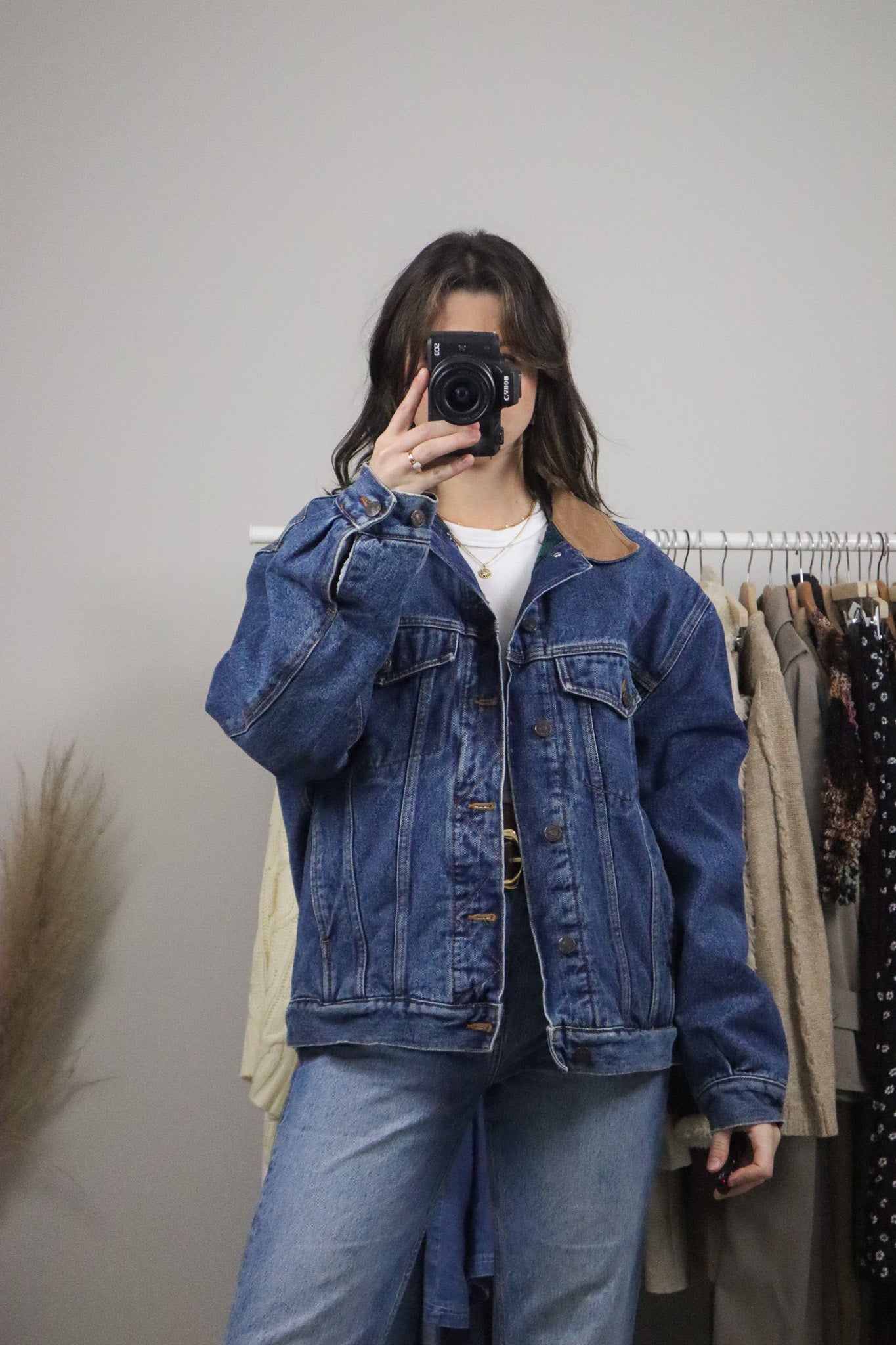 Vintage x Denim Lined Jacket (L)