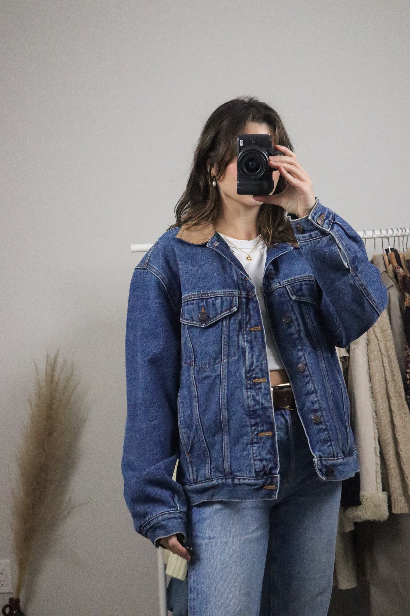 Vintage x Denim Lined Jacket (L)