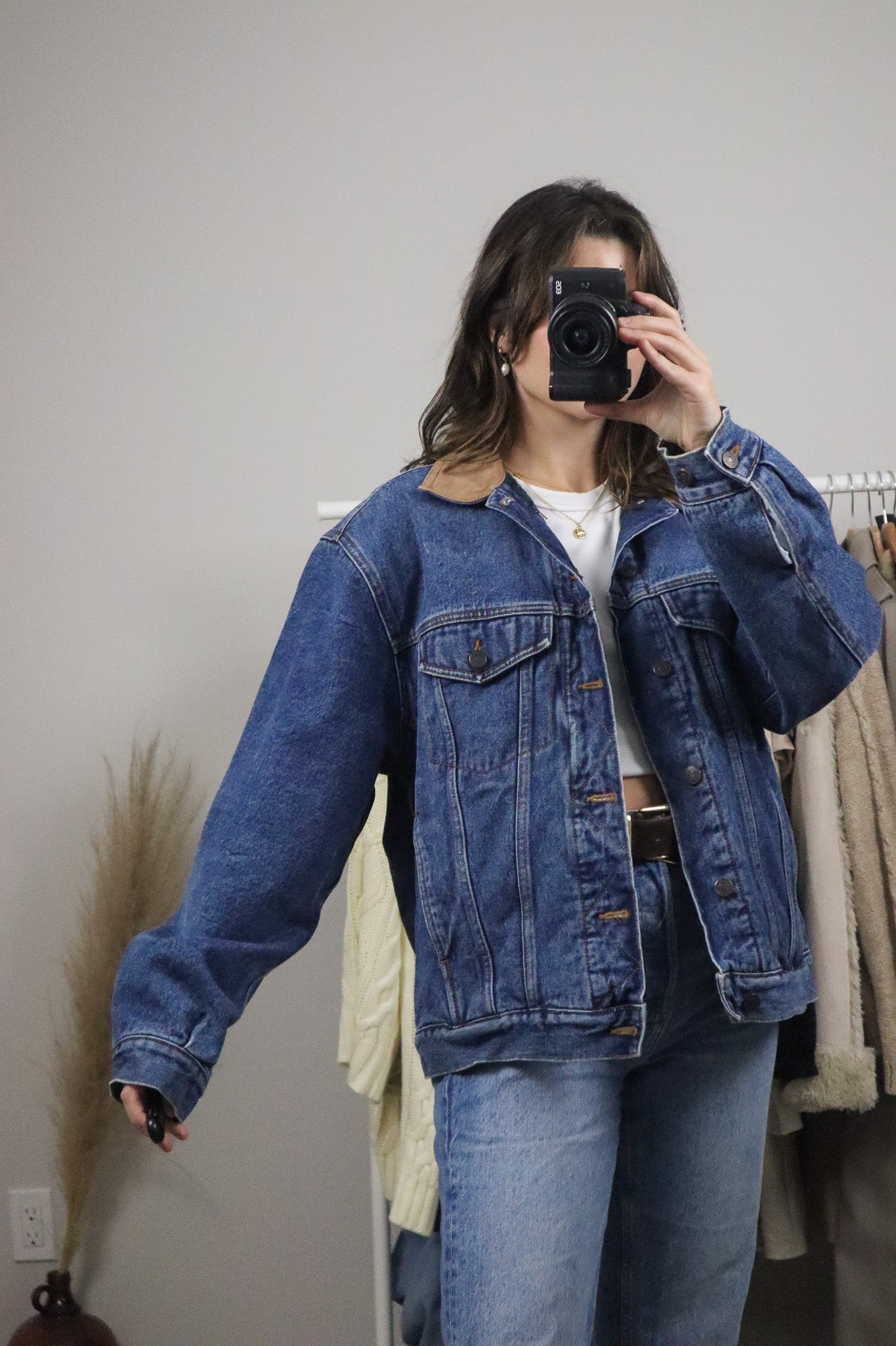 Vintage x Denim Lined Jacket (L)