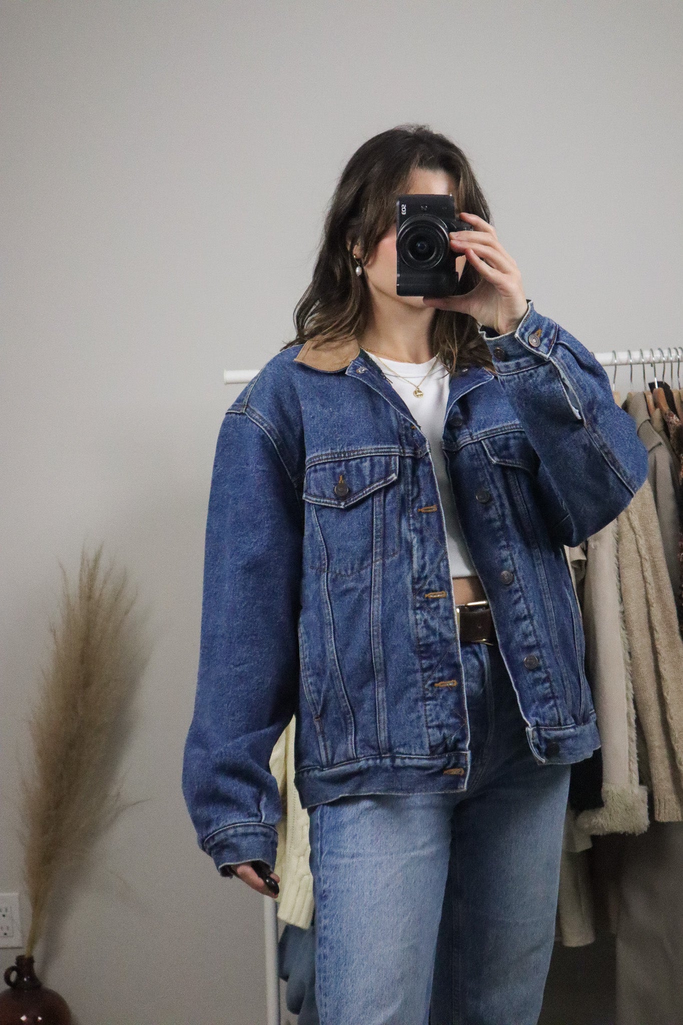 Vintage x Denim Lined Jacket (L)