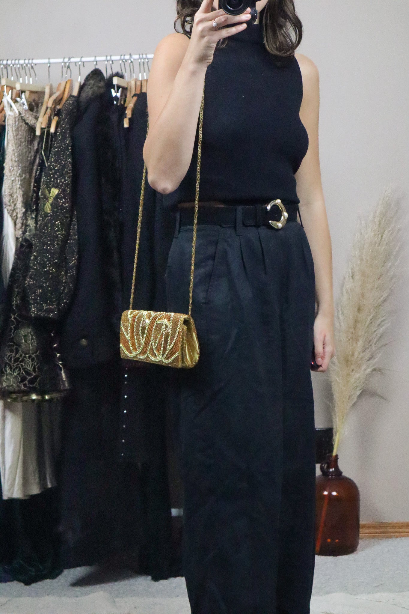 Vintage x Beaded & Sequin Purse/Clutch