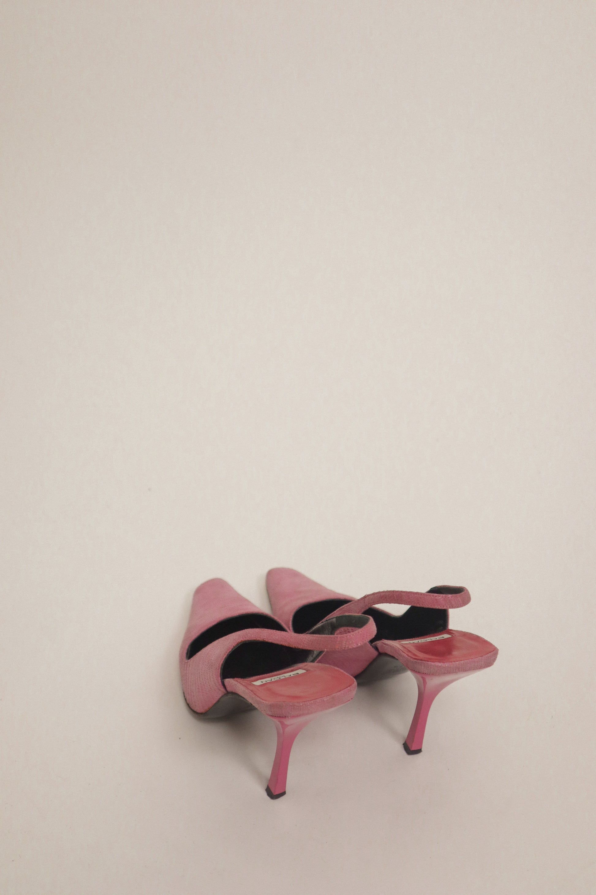 Vintage x Made in Italy x Leather Iridescent Slingbacks (7)