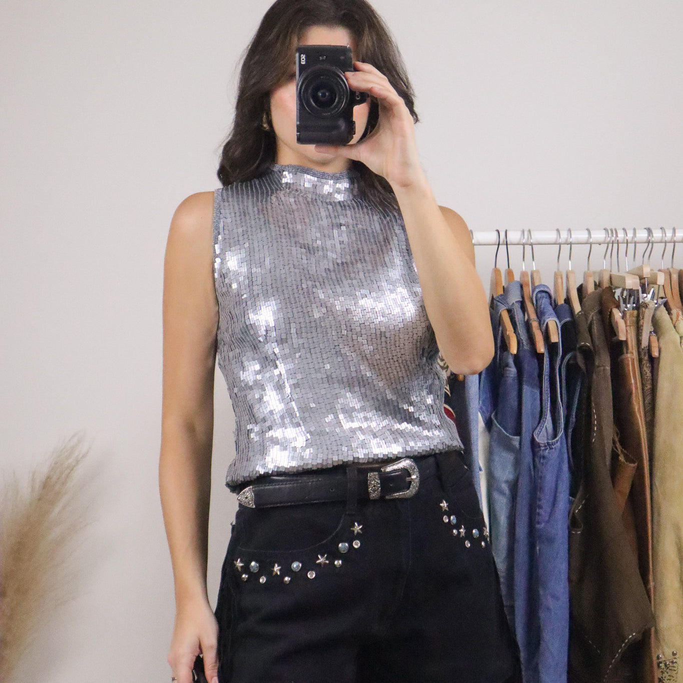 Vintage x Holt Renfrew x 90s Silk & Sequins/Beaded Tank (6)