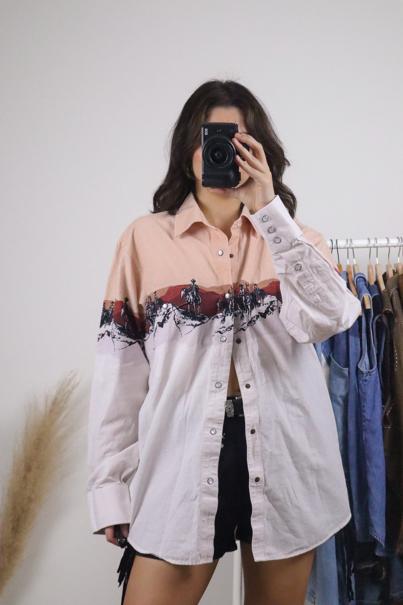 Vintage x Cotton Western Button Down (L/XL)