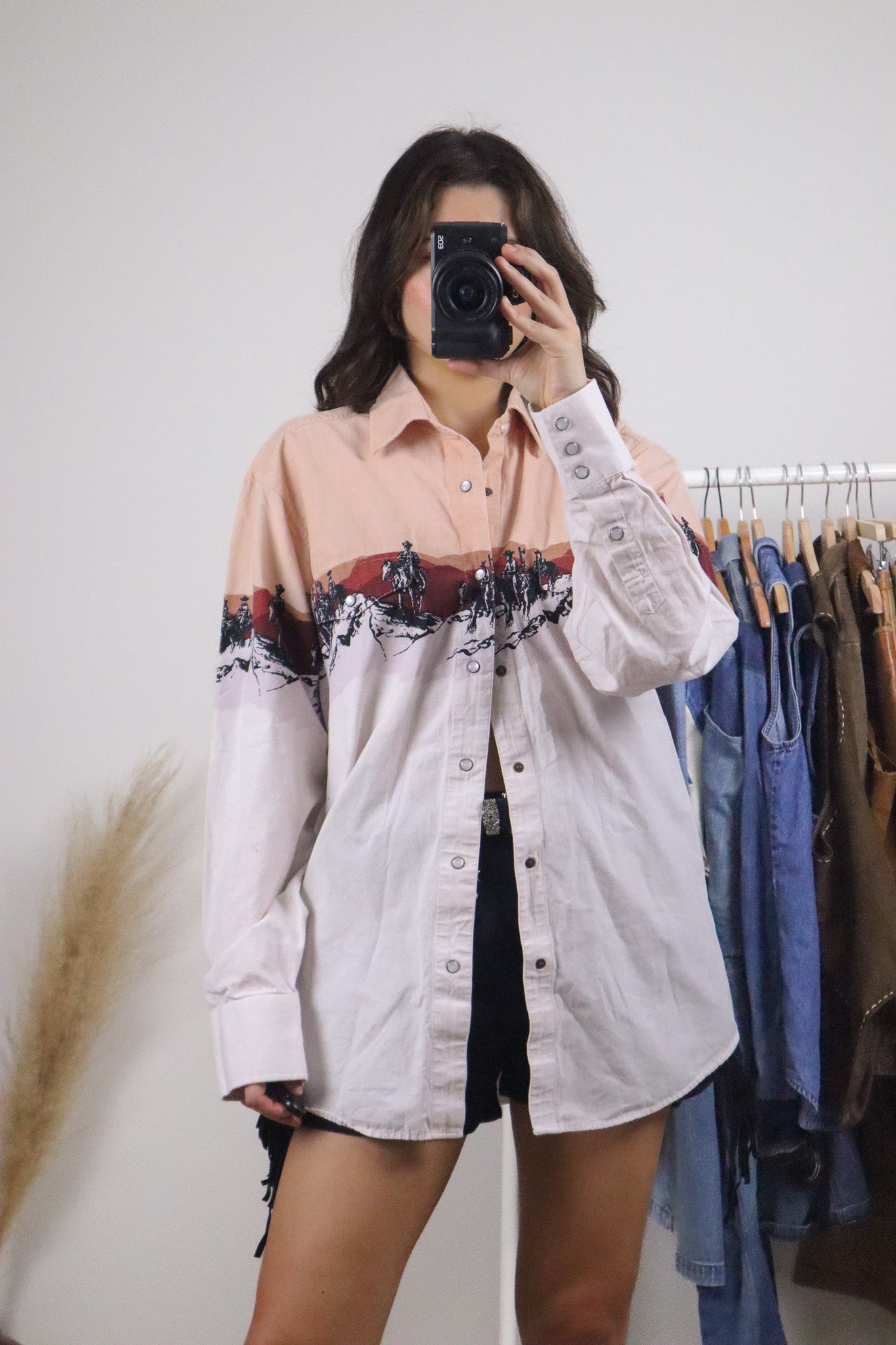 Vintage x Cotton Western Button Down (L/XL)