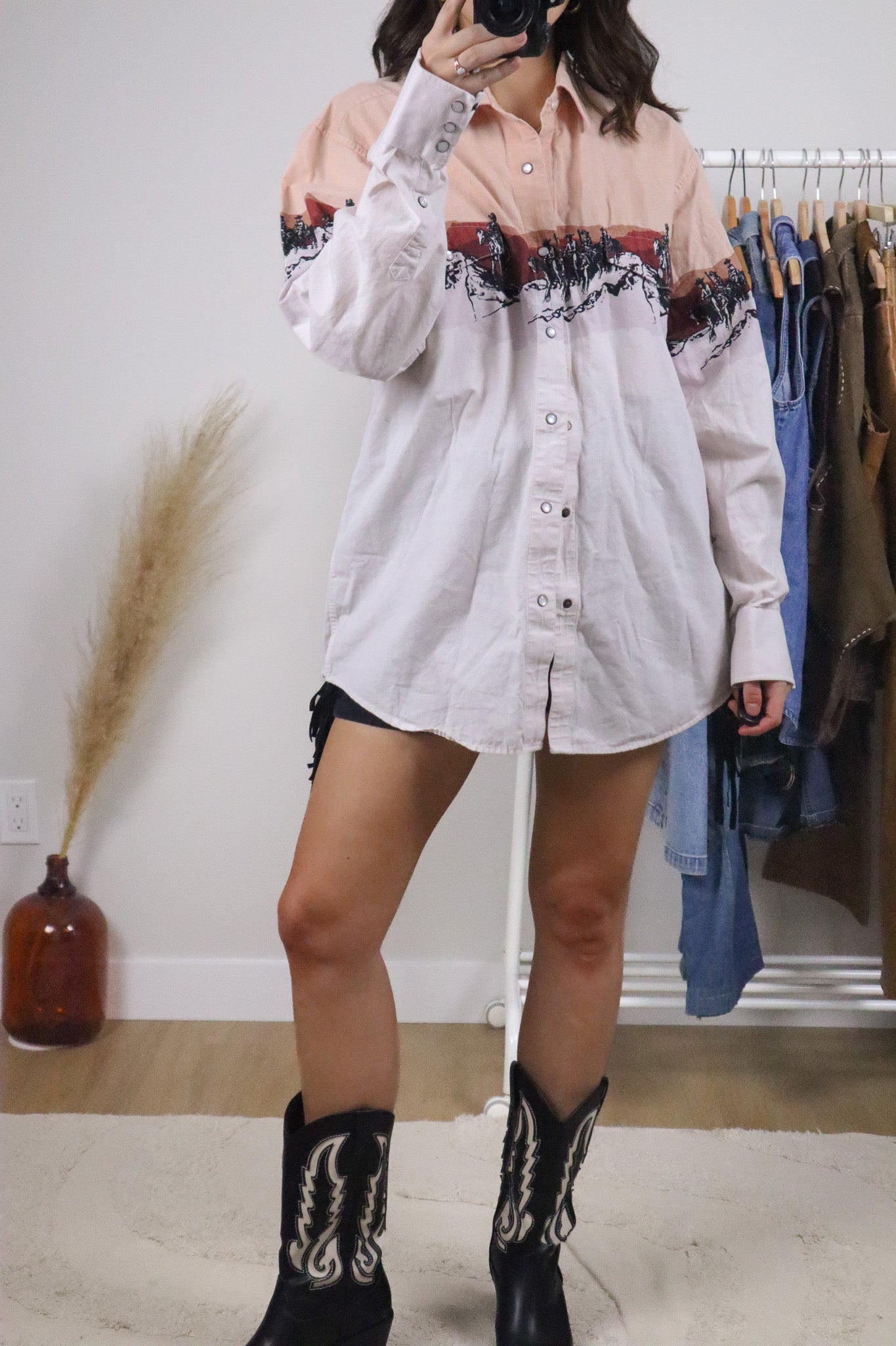Vintage x Cotton Western Button Down (L/XL)