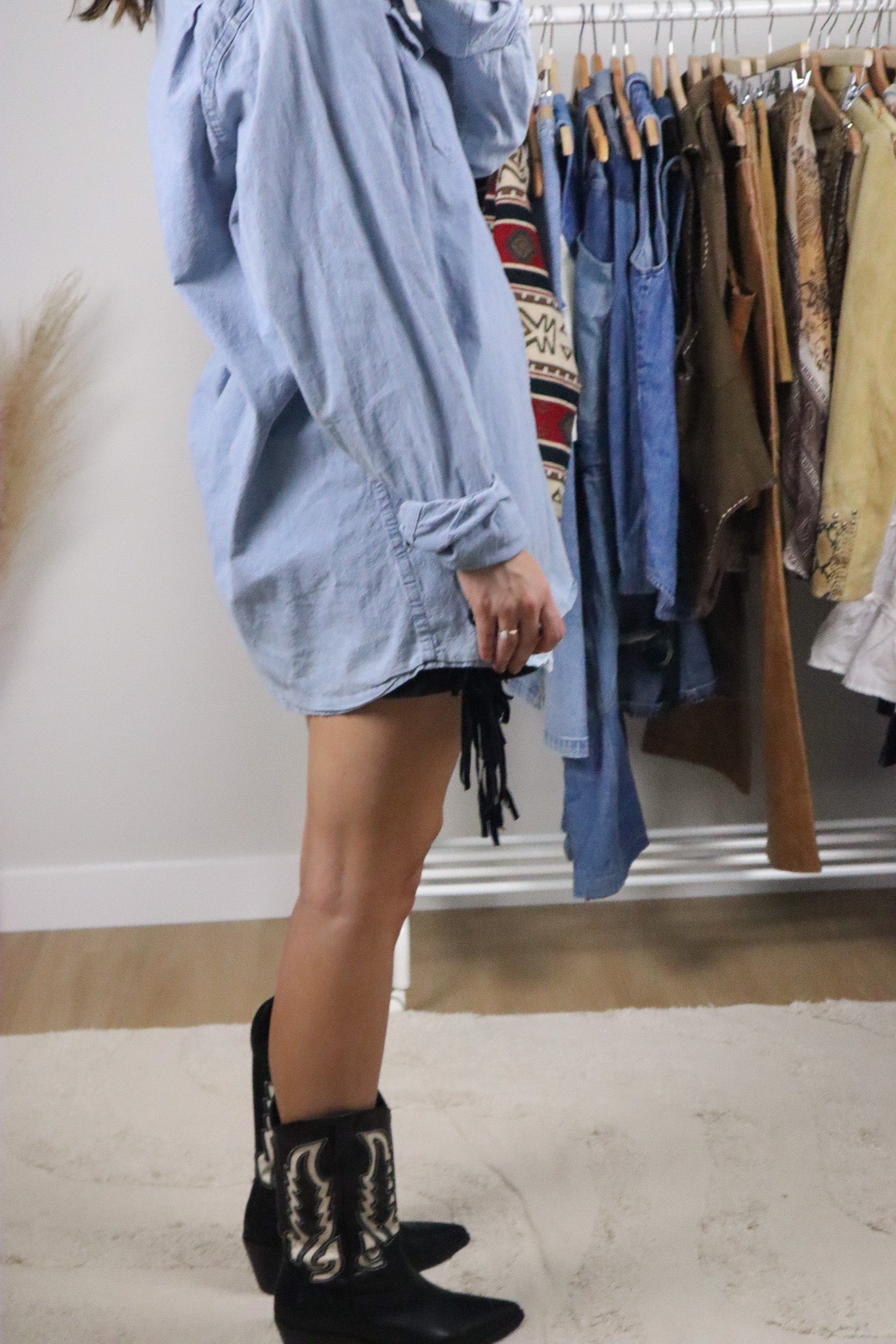 Vintage x Wrangler Button Up (L/XL)