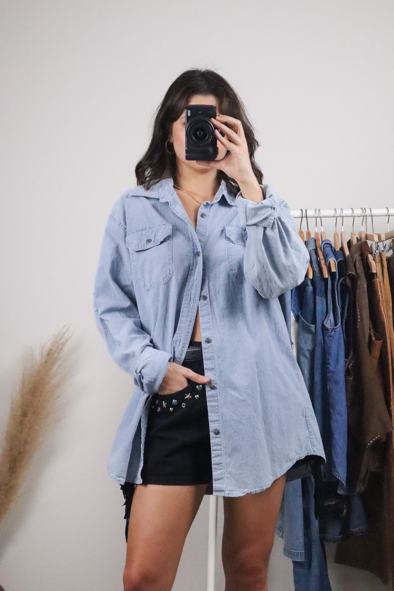 Vintage x Wrangler Button Up (L/XL)