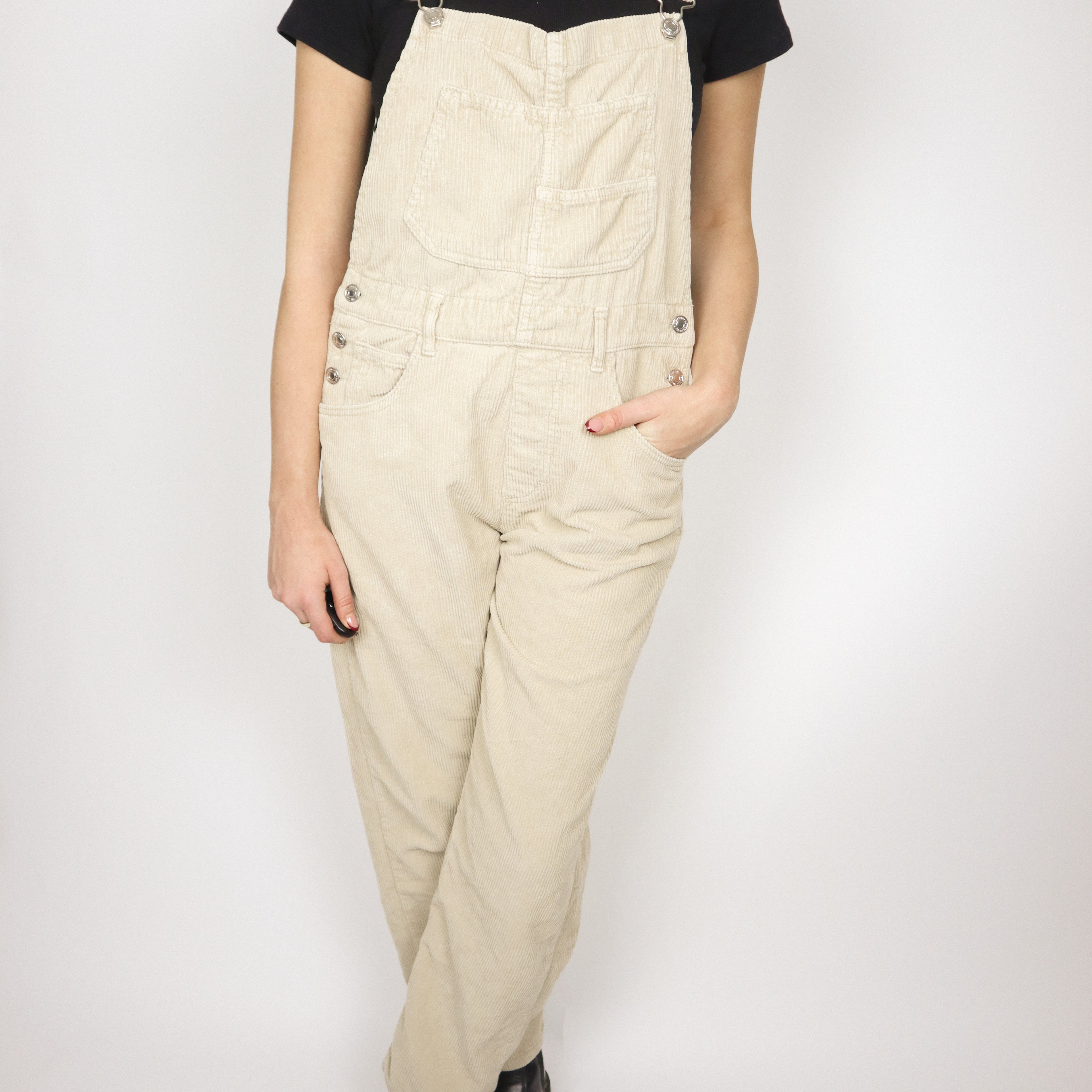 Free People x Corduroy Overalls (S)