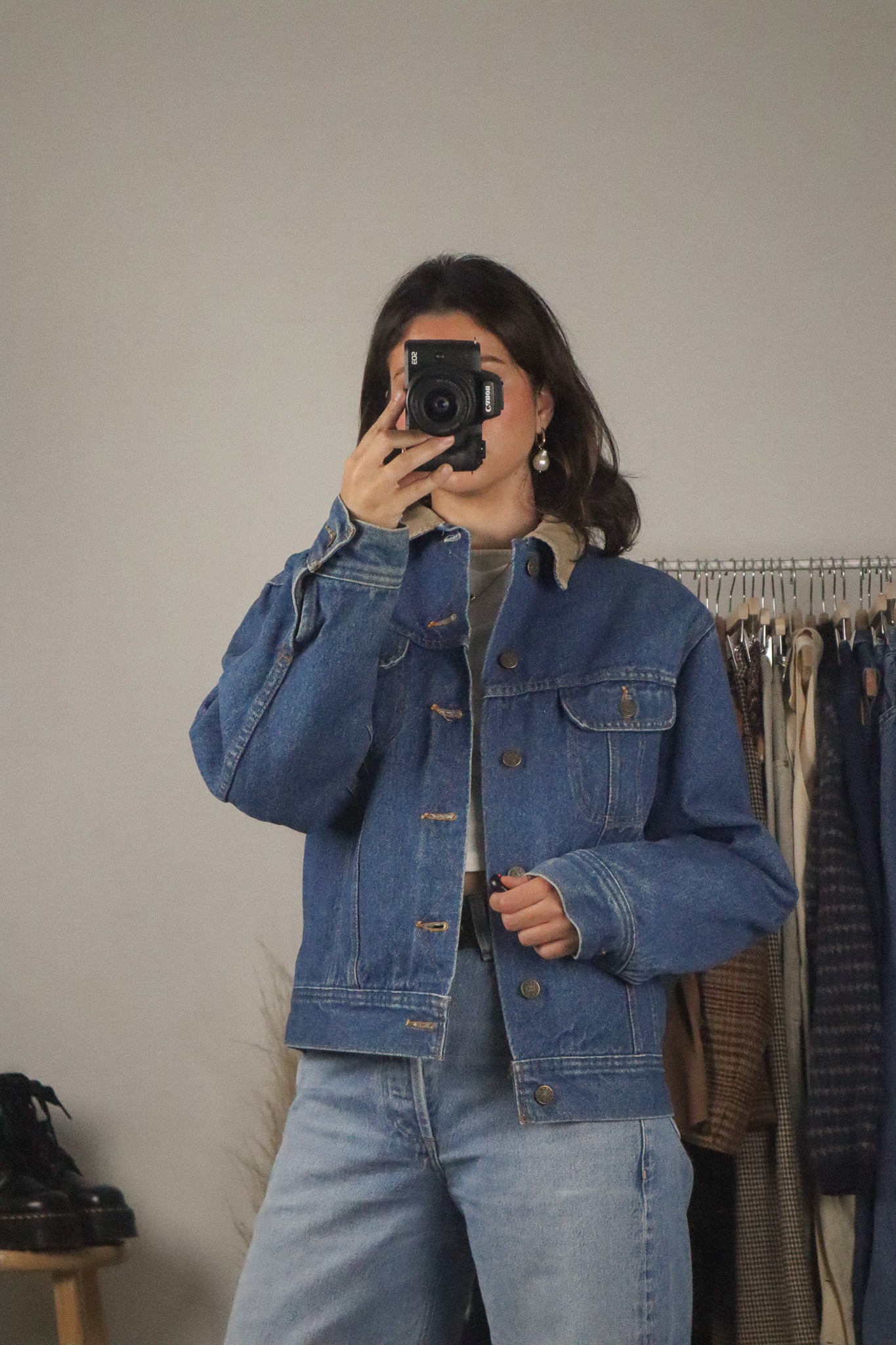 Vintage x Denim Jacket (XS/S)