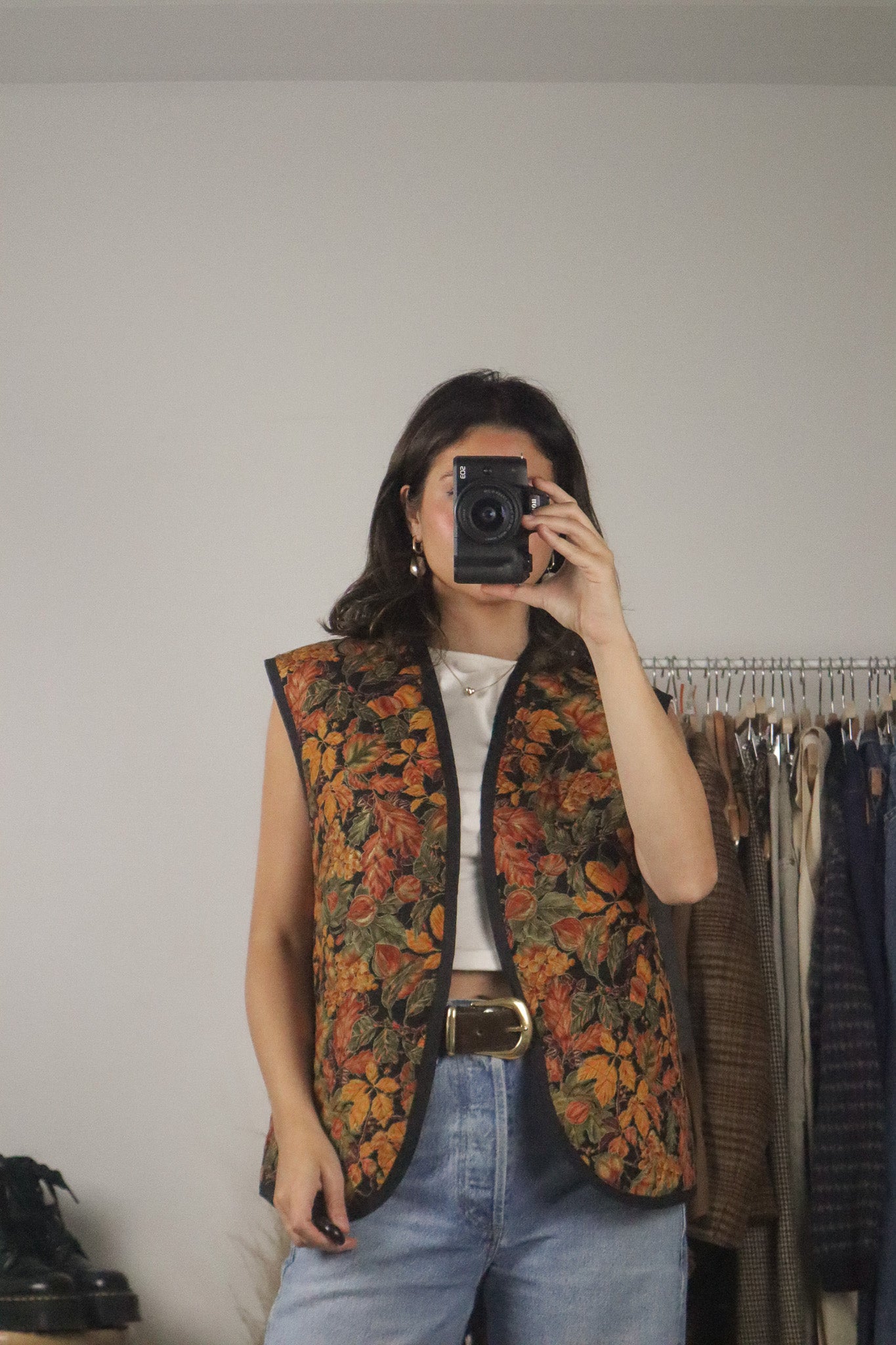 Vintage x Patterned Vest (L/XL)
