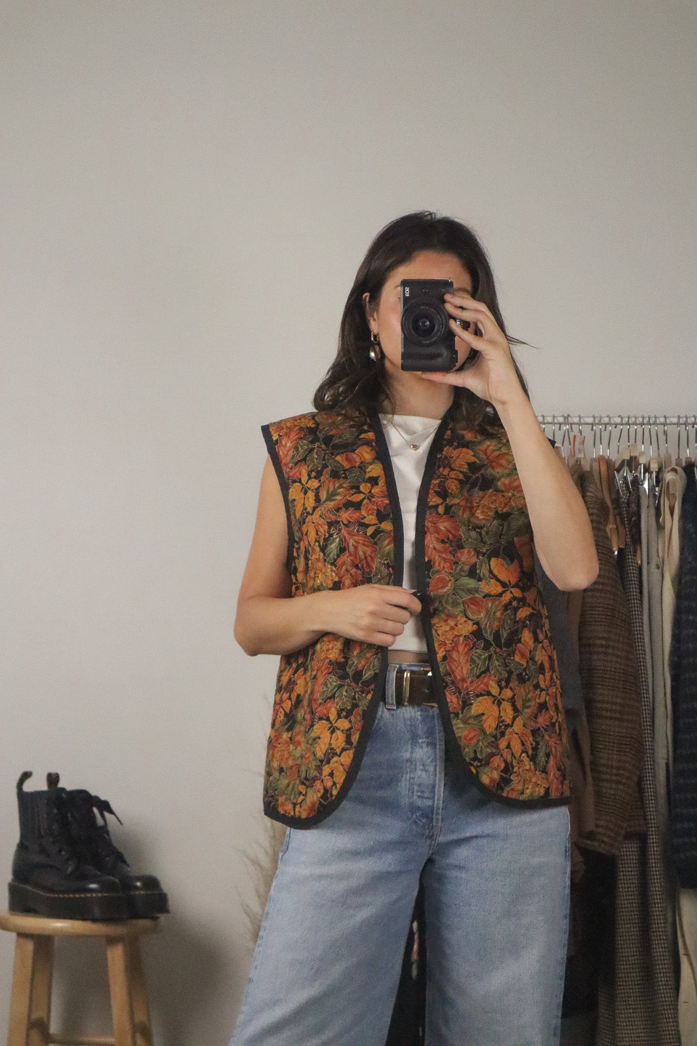 Vintage x Patterned Vest (L/XL)