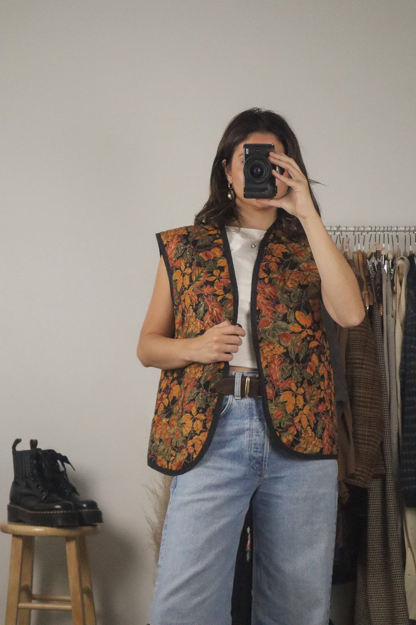 Vintage x Patterned Vest (L/XL)