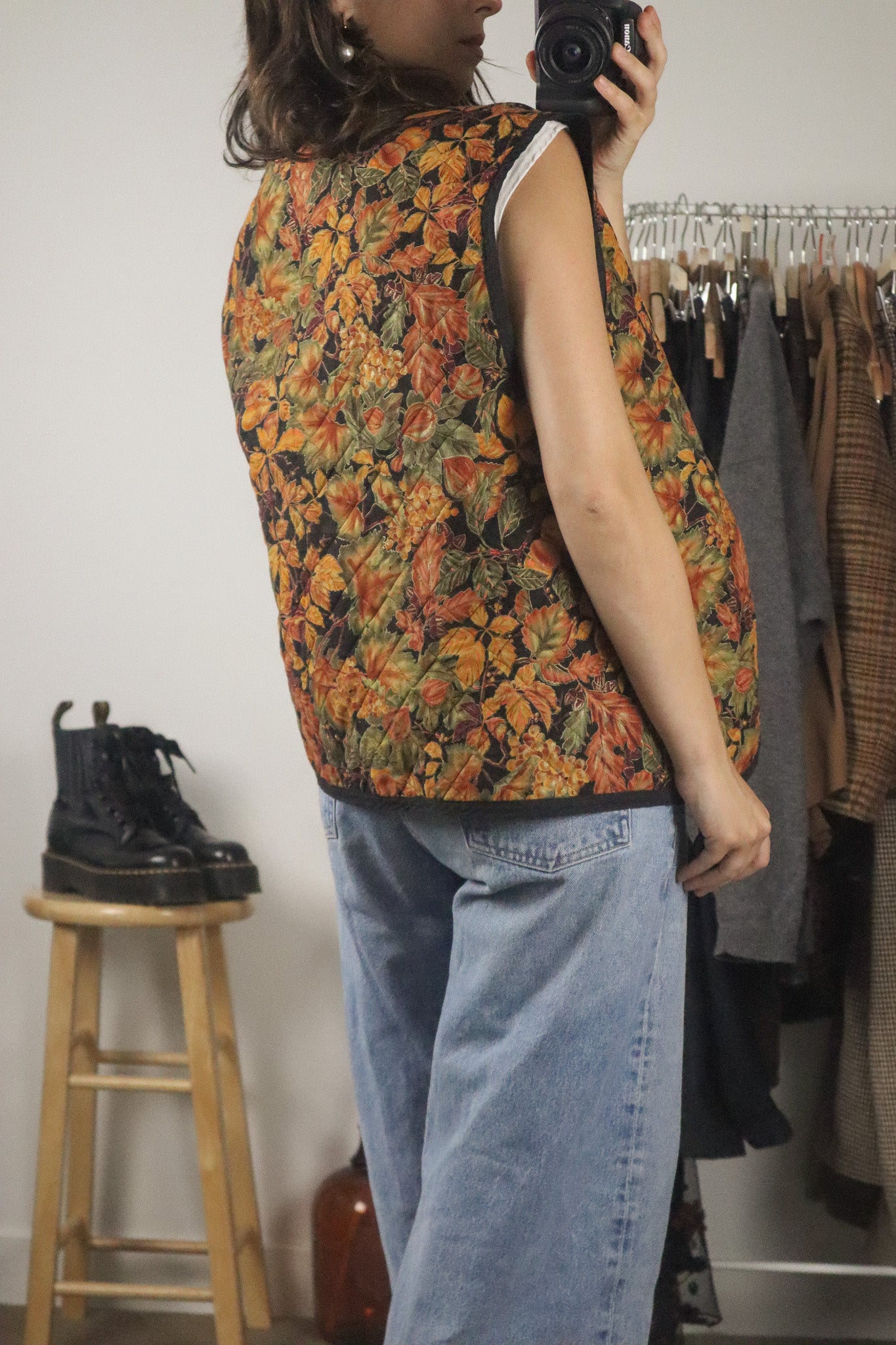 Vintage x Patterned Vest (L/XL)