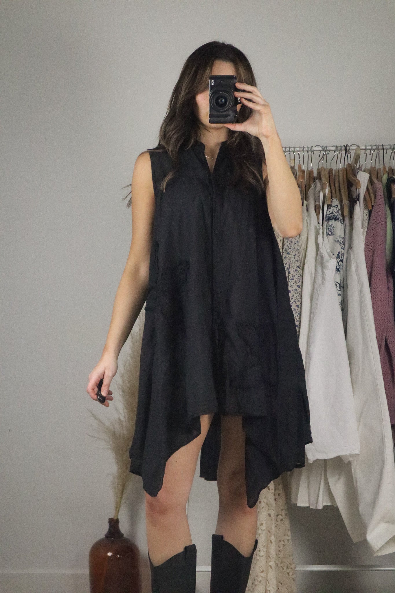 Vintage x Flowy Dress (S/M)