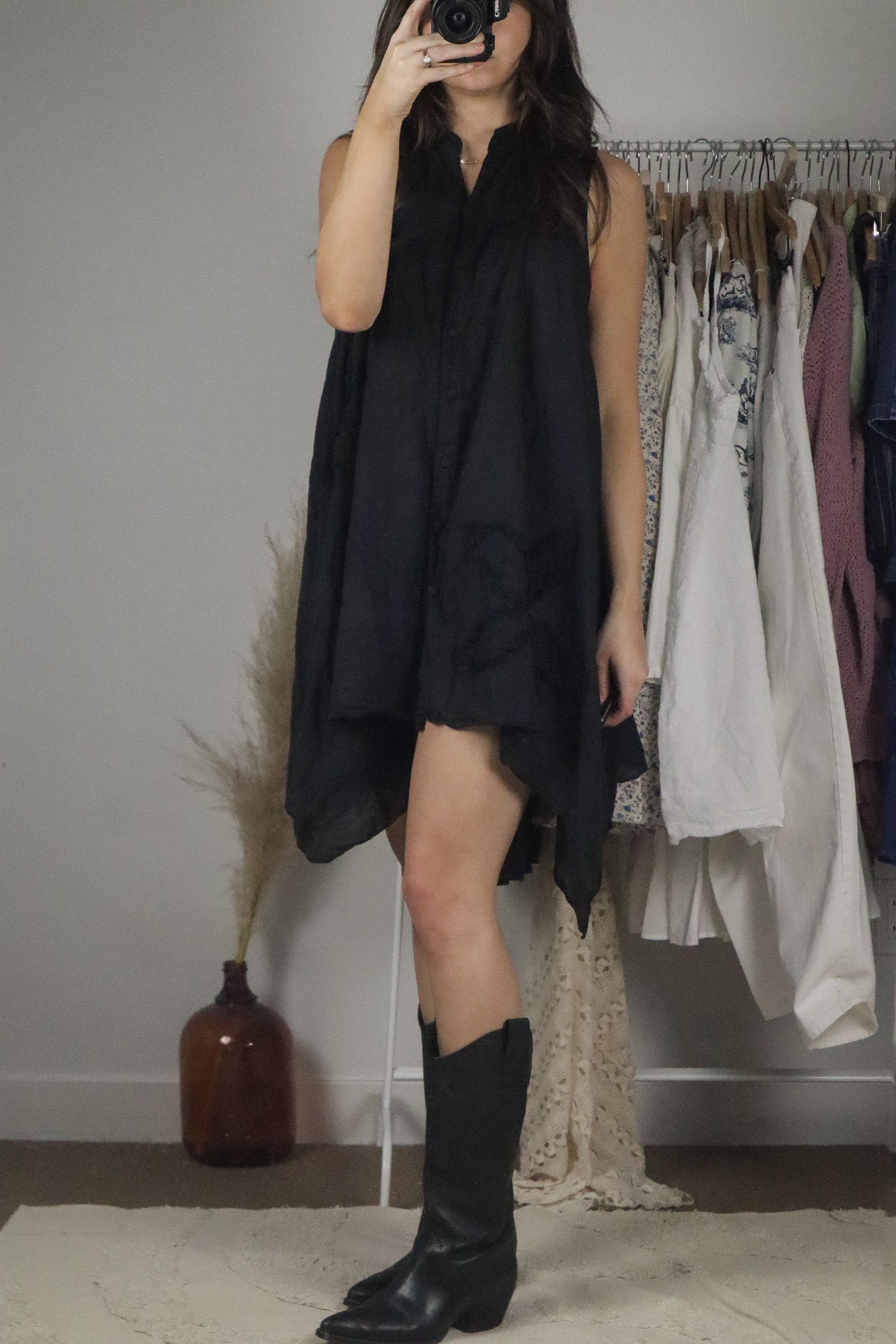 Vintage x Flowy Dress (S/M)