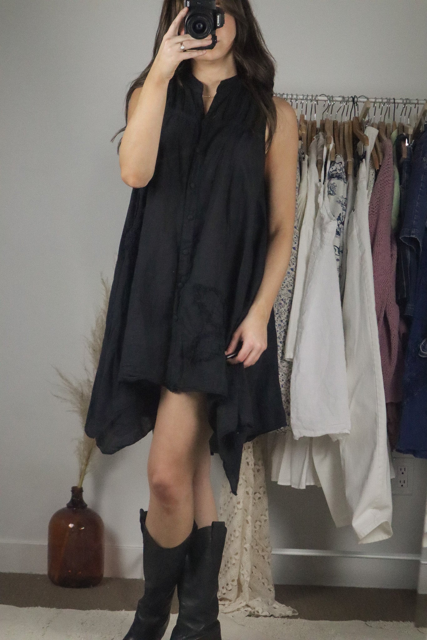 Vintage x Flowy Dress (S/M)