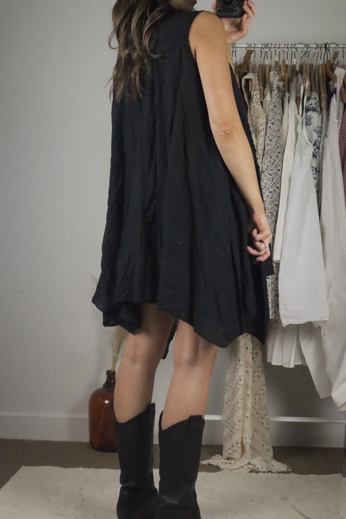 Vintage x Flowy Dress (S/M)