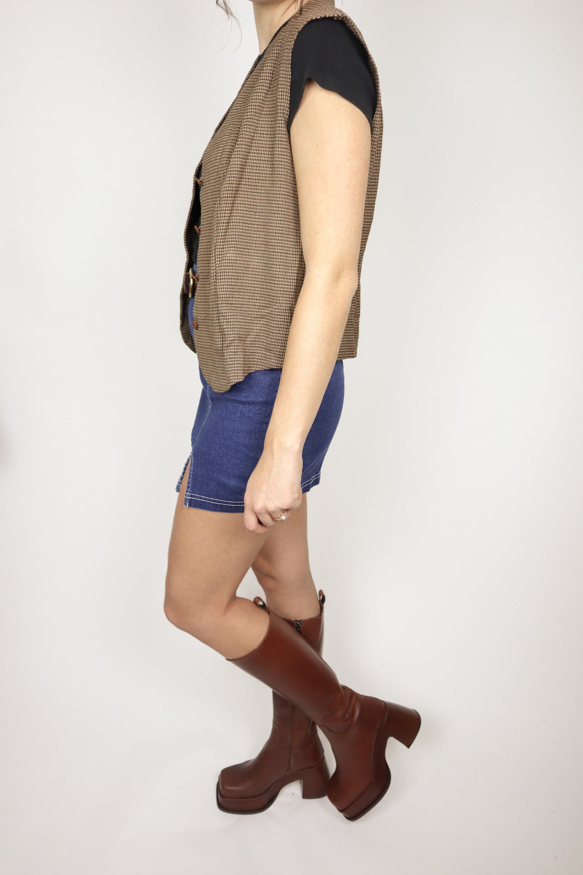 Modern x Made in Spain x Leather Platform Boots (6/6.5)