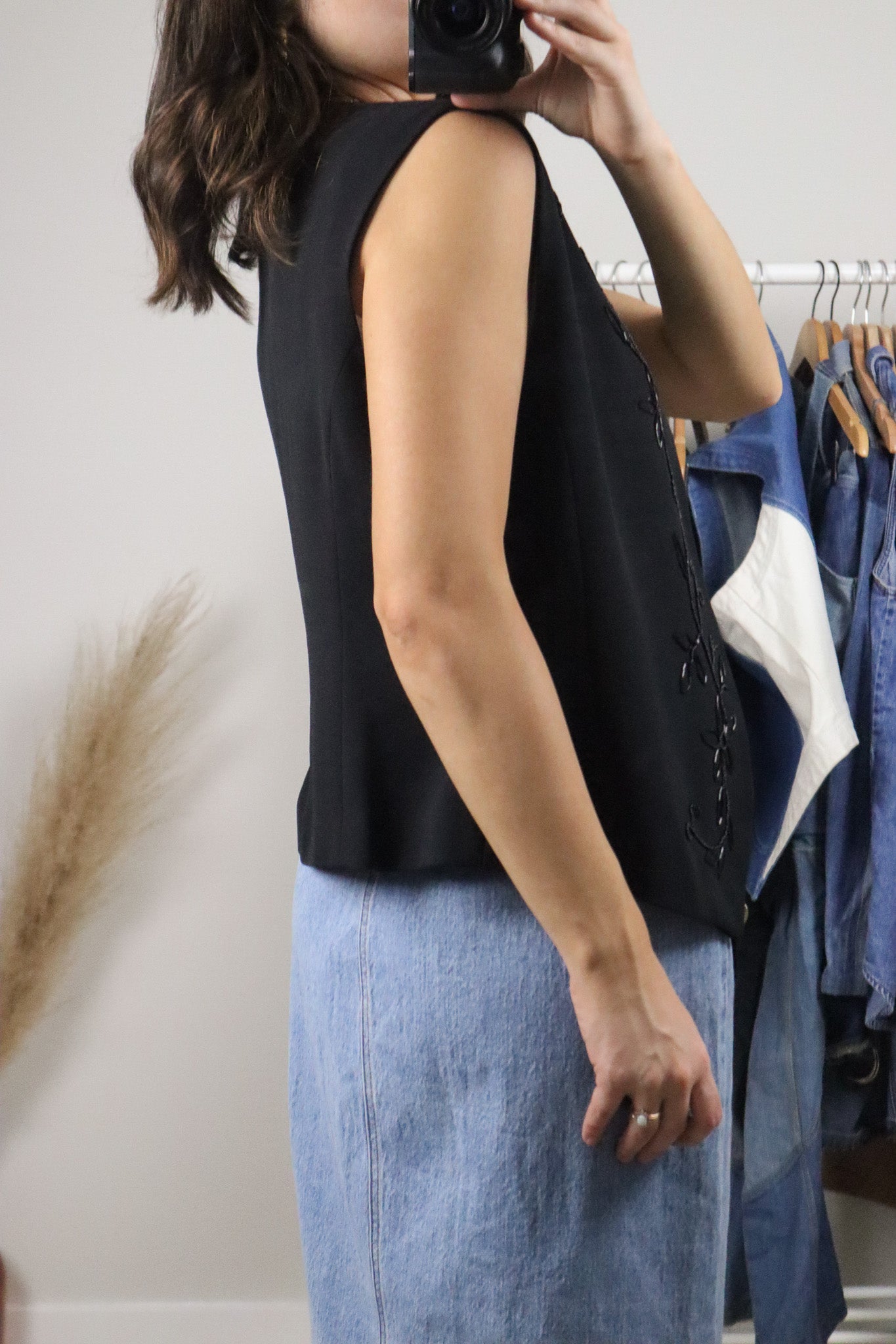 Vintage x Beaded Vest (M)