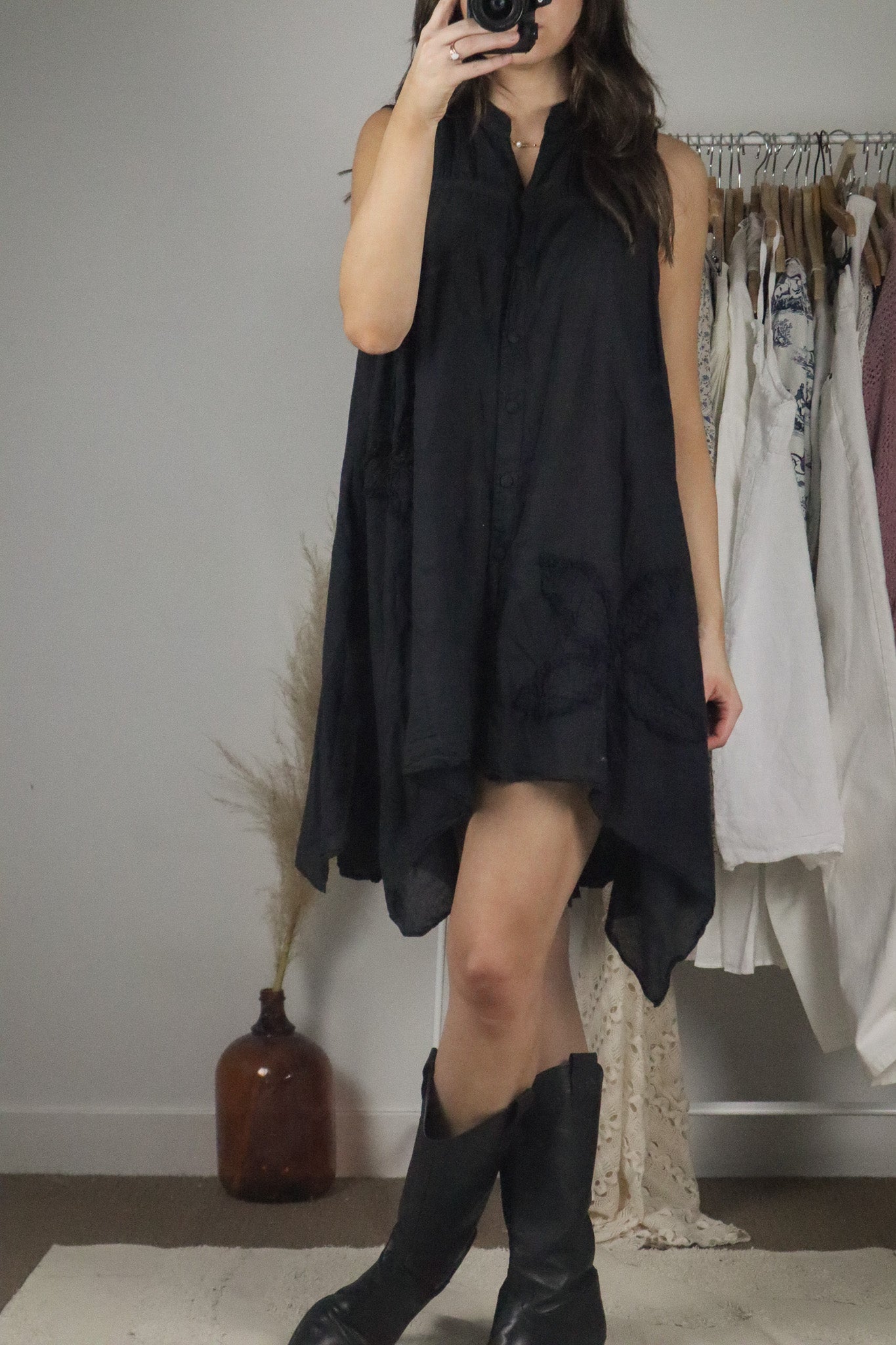 Vintage x Flowy Dress (S/M)
