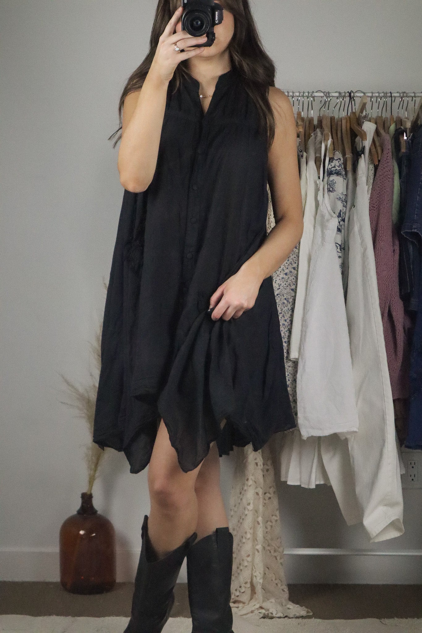 Vintage x Flowy Dress (S/M)