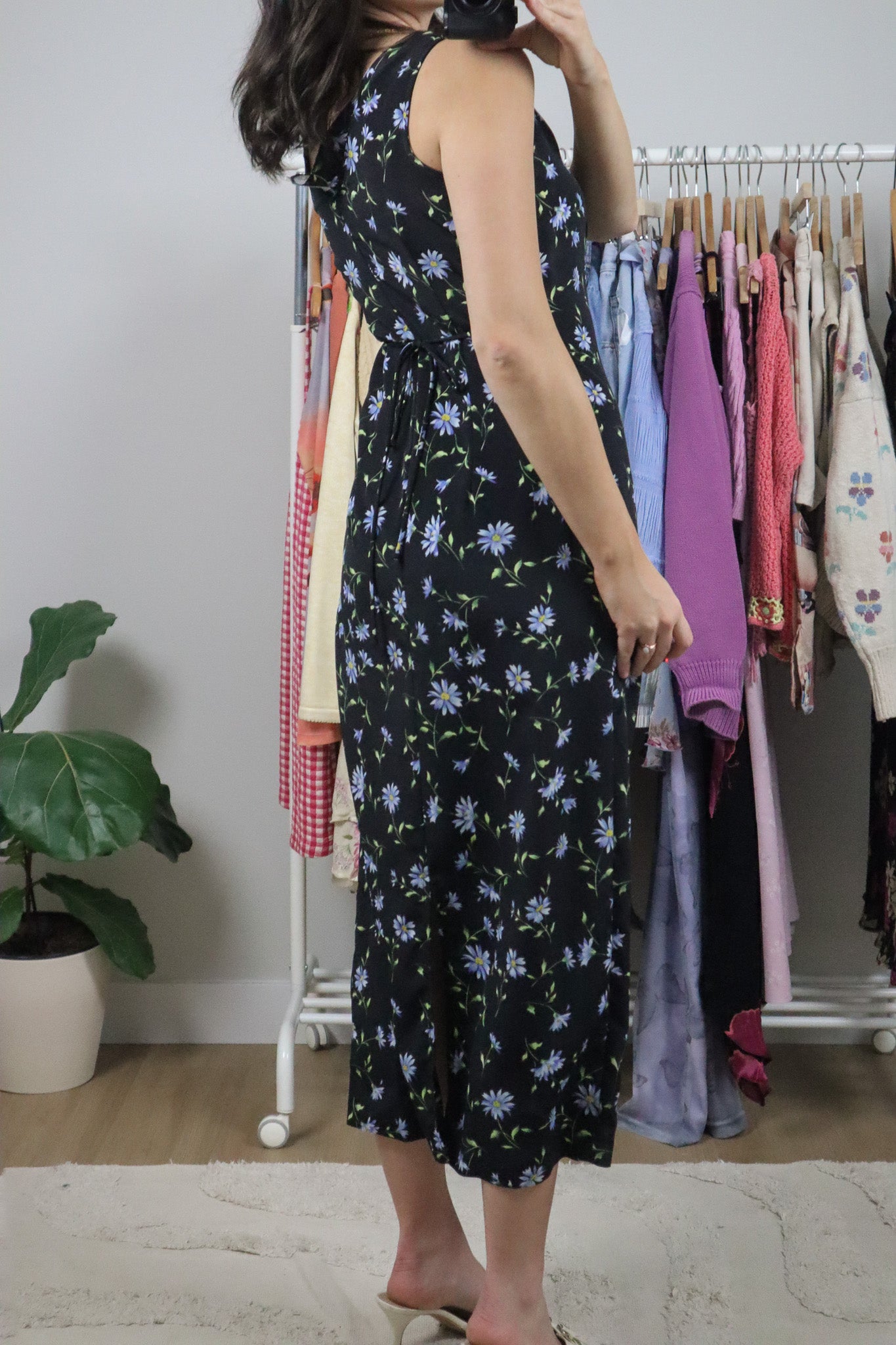 Made in Canada x Vintage x Floral Maxi Dress (4)