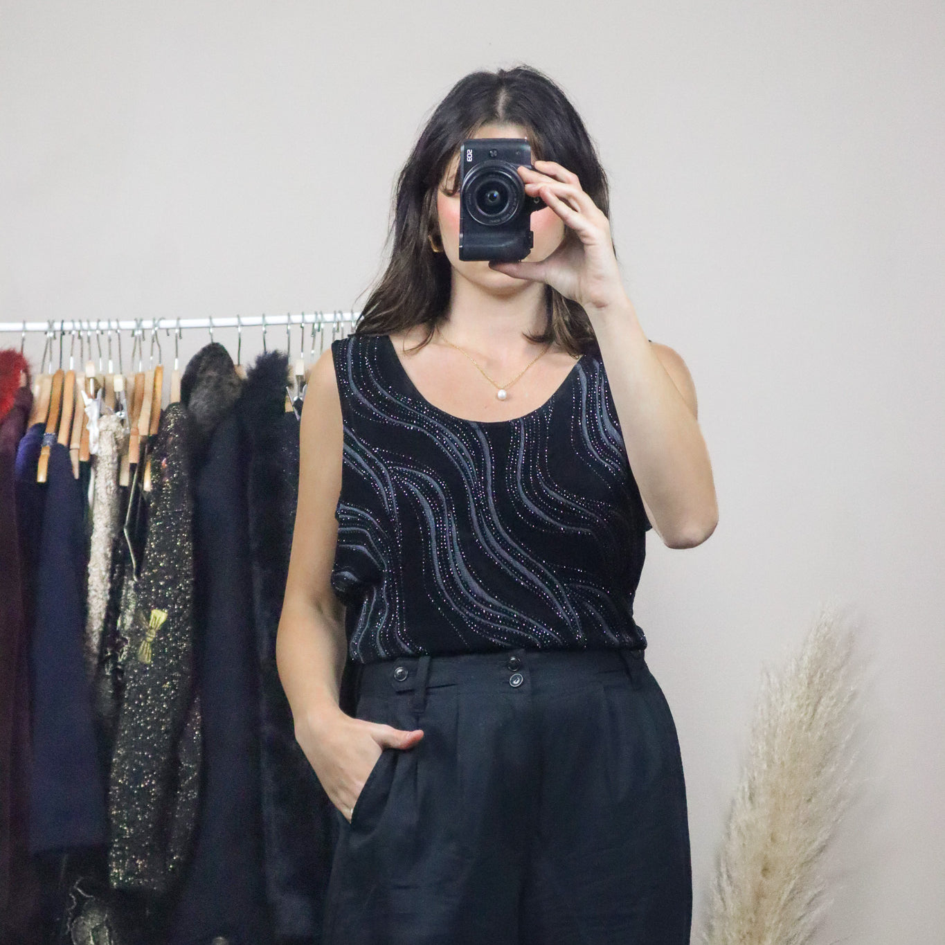 Made in Canada x Vintage x Shimmer Tank (L/XL)
