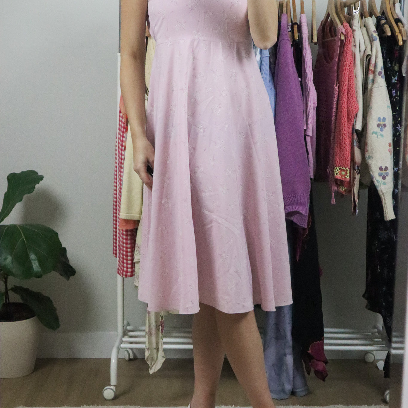 Vintage x Flower Midi Dress (4/6)