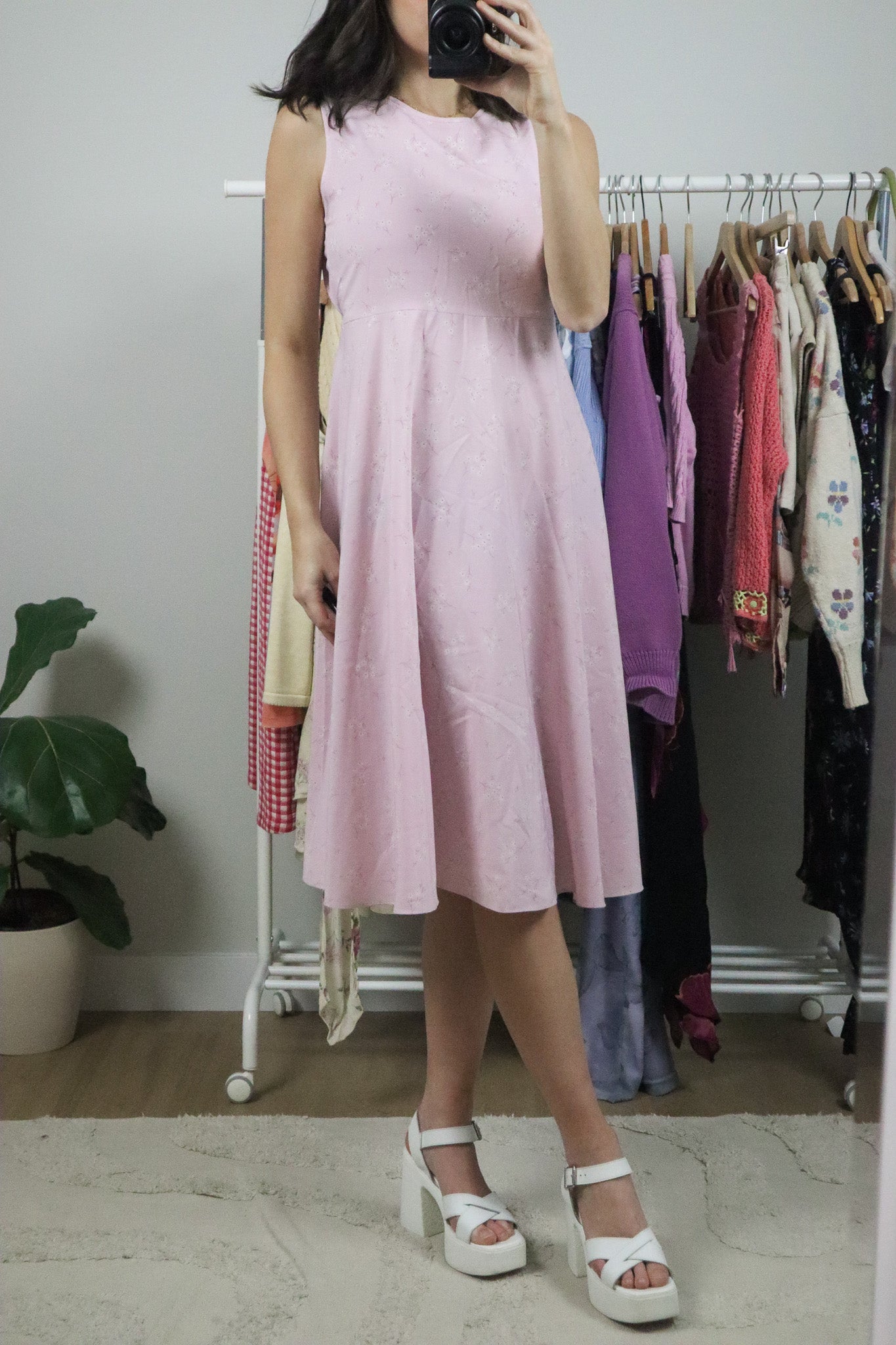 Vintage x Flower Midi Dress (4/6)