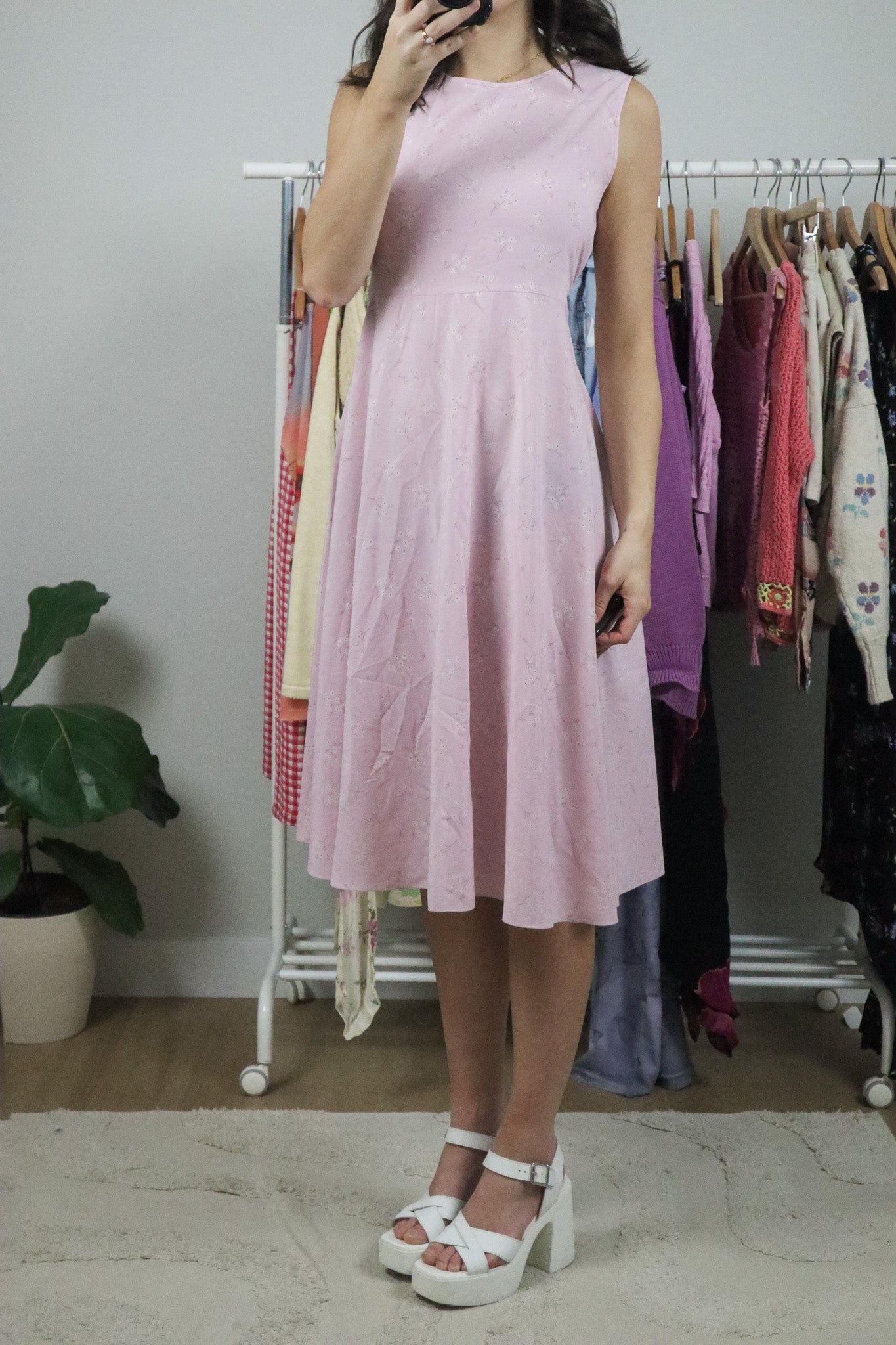 Vintage x Flower Midi Dress (4/6)
