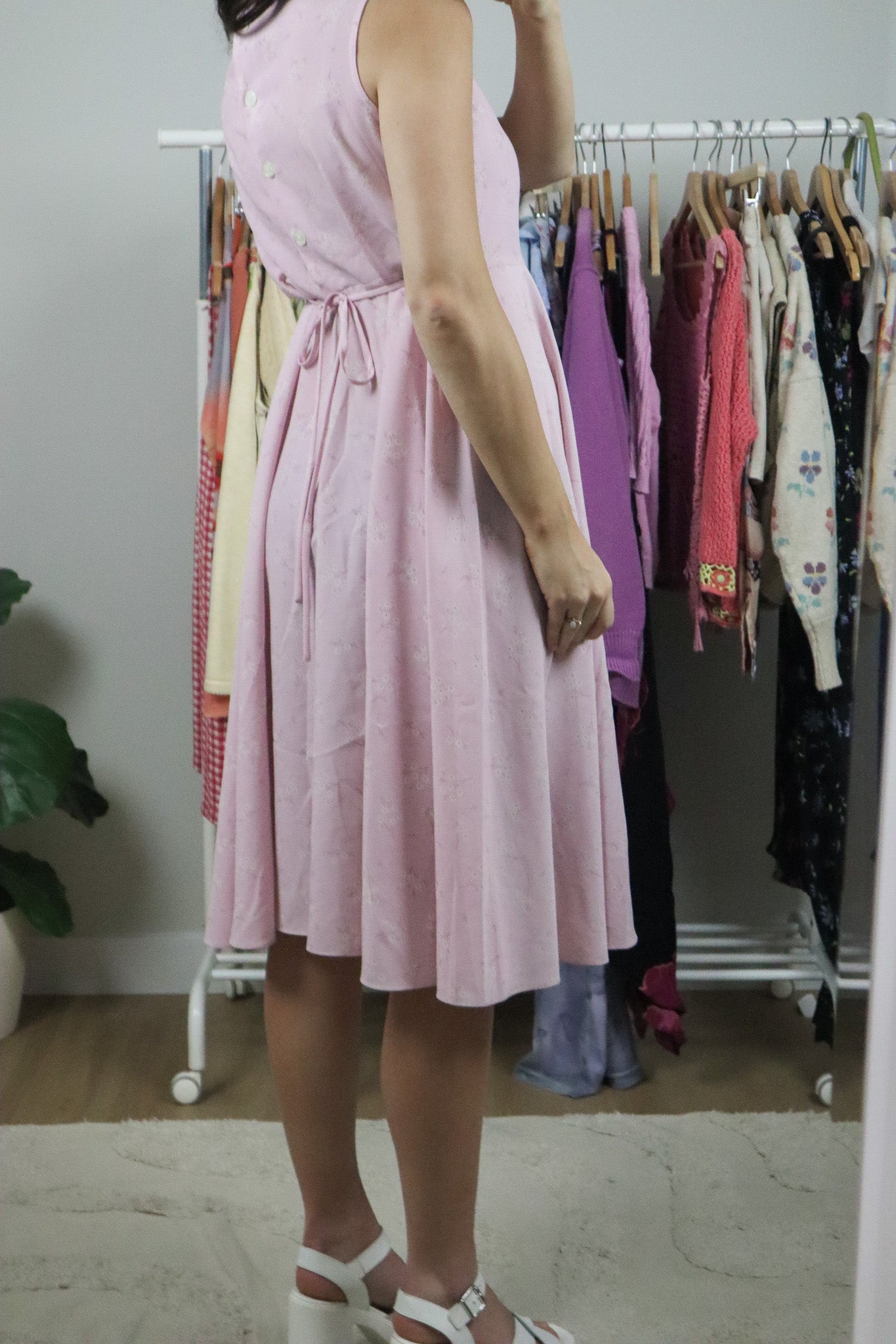 Vintage x Flower Midi Dress (4/6)