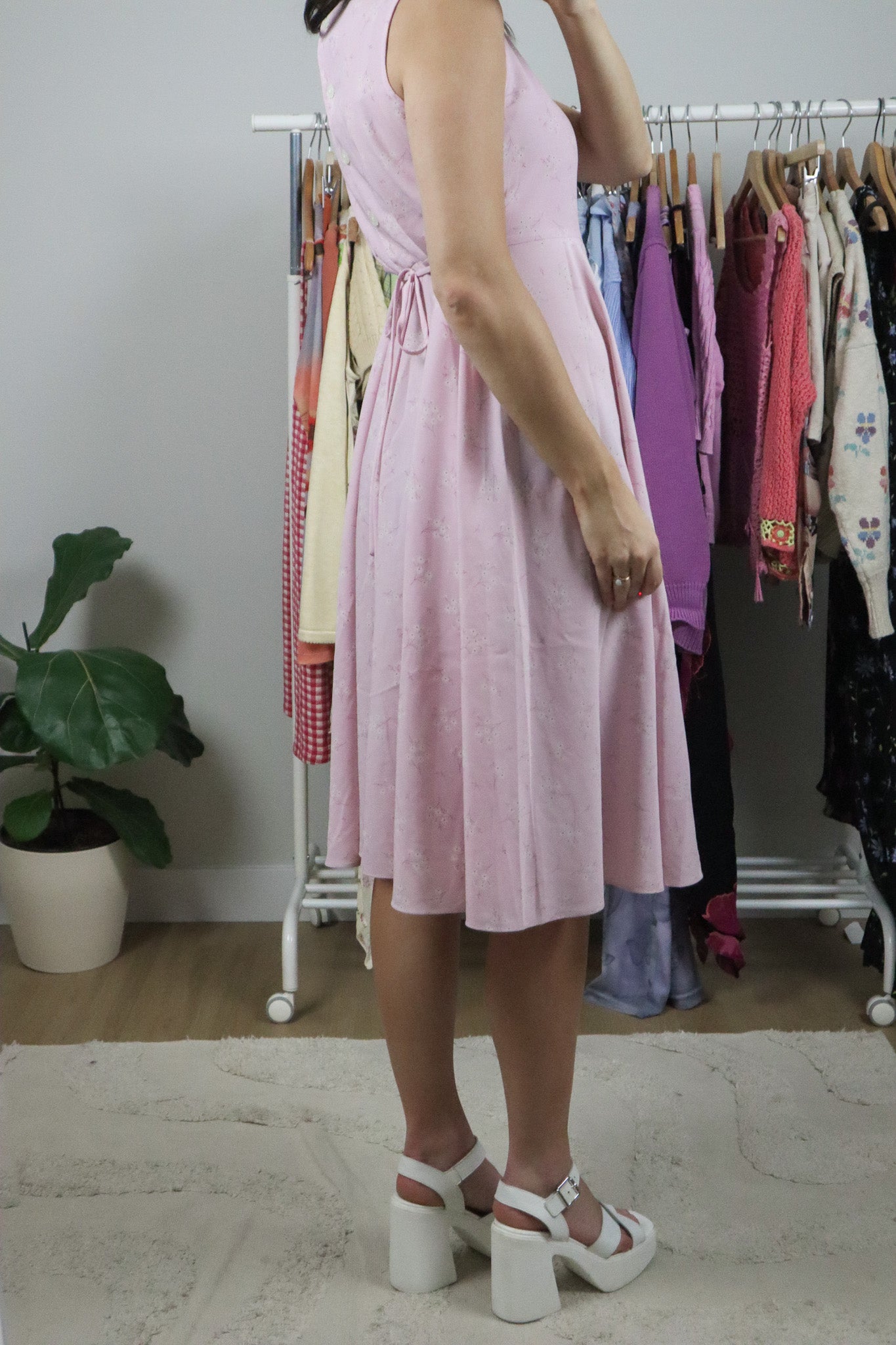 Vintage x Flower Midi Dress (4/6)