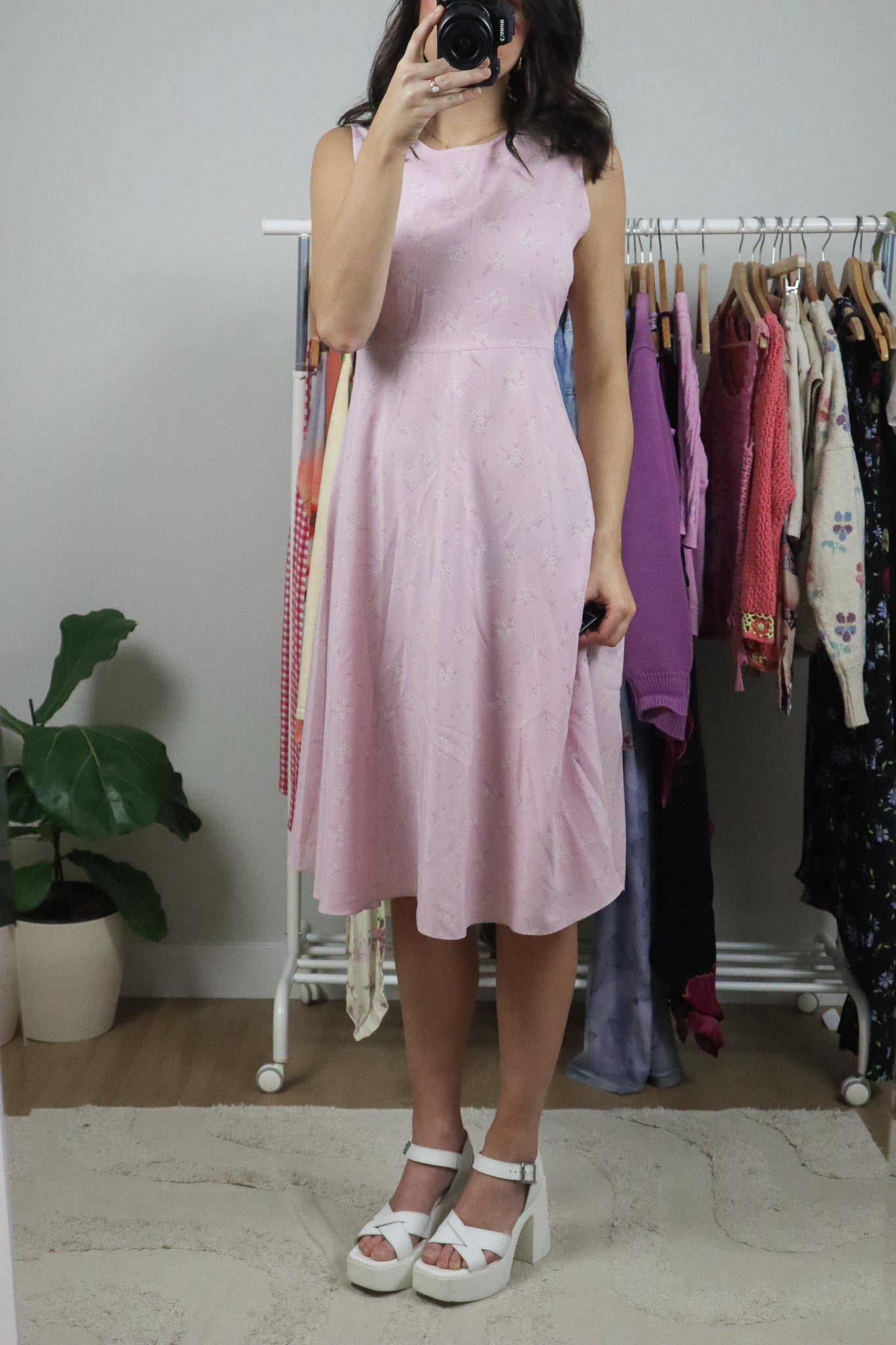 Vintage x Flower Midi Dress (4/6)