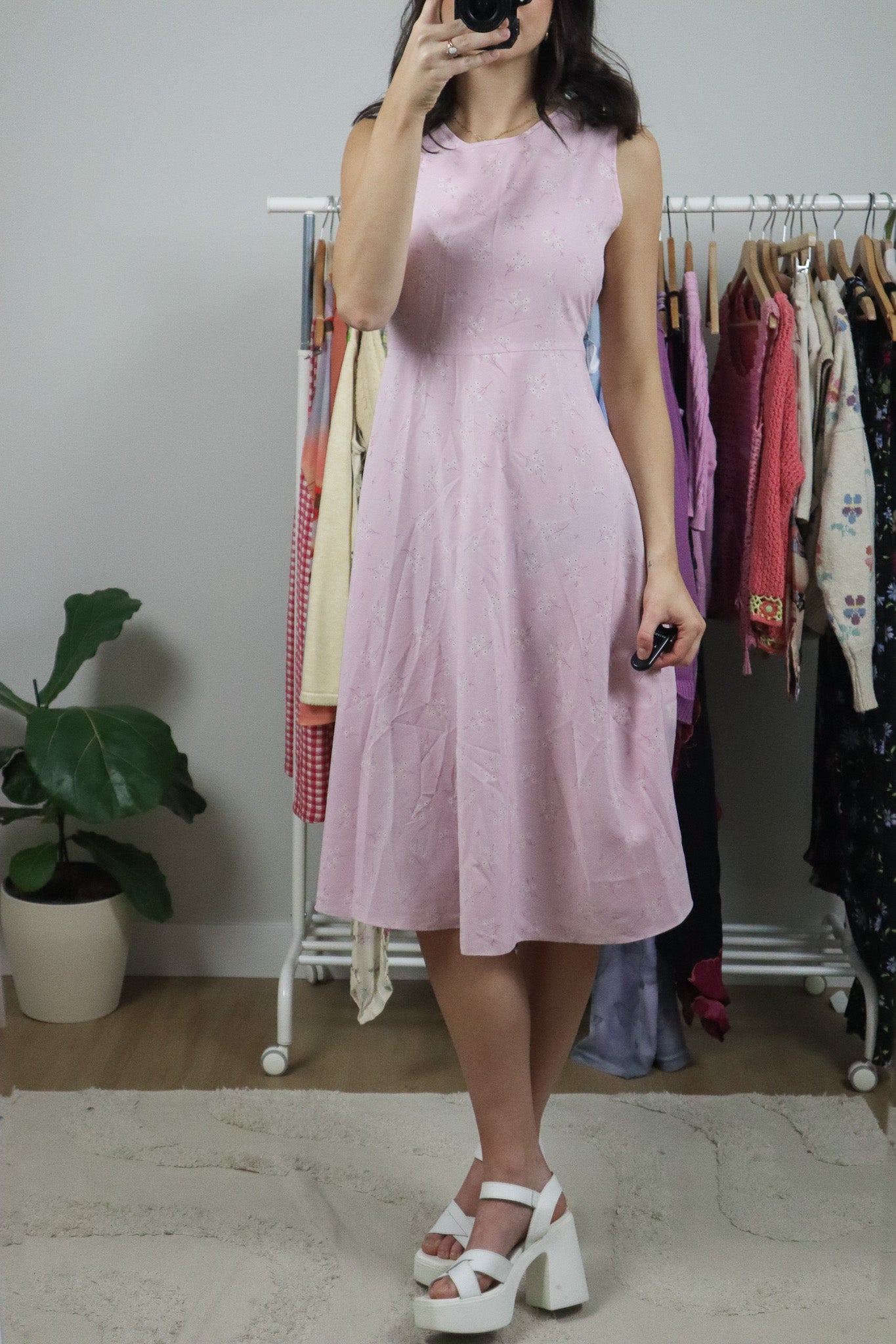 Vintage x Flower Midi Dress (4/6)