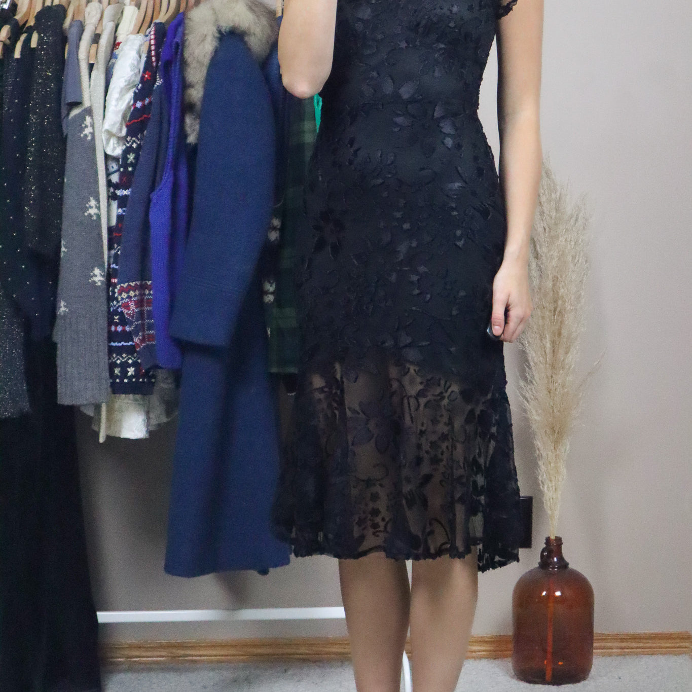 Modern x Betsey Johnson Floral Midi Dress (S)