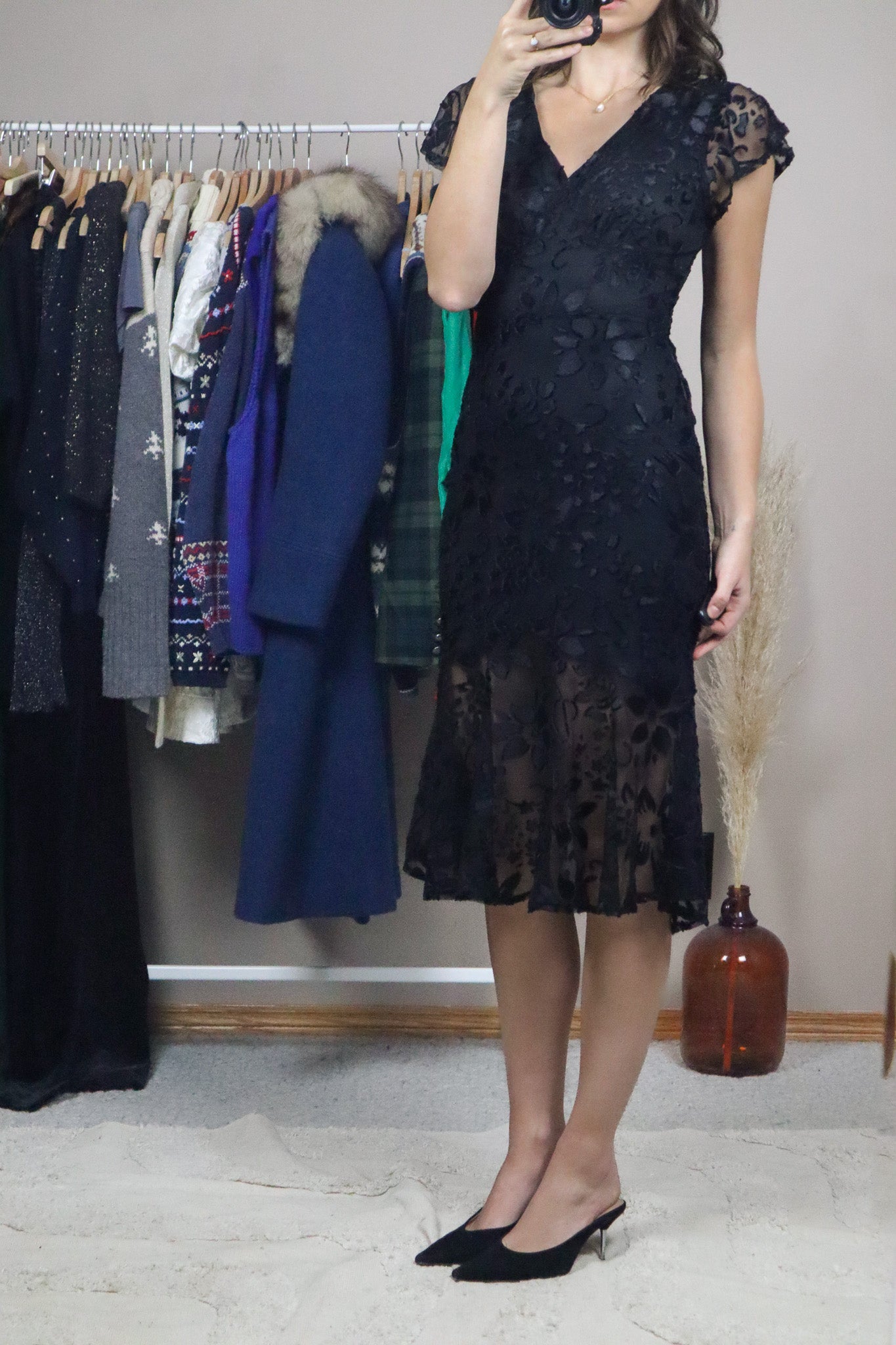Modern x Betsey Johnson Floral Midi Dress (S)