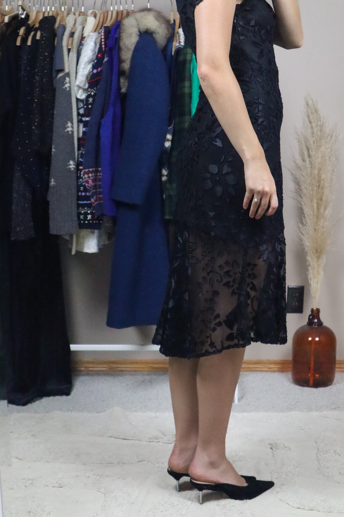 Modern x Betsey Johnson Floral Midi Dress (S)