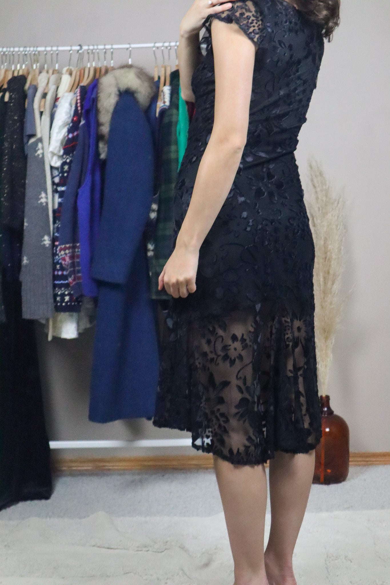 Modern x Betsey Johnson Floral Midi Dress (S)