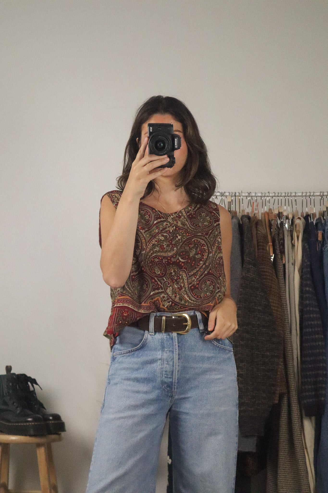 Made in Canada Vintage x Paisley Tank (L)