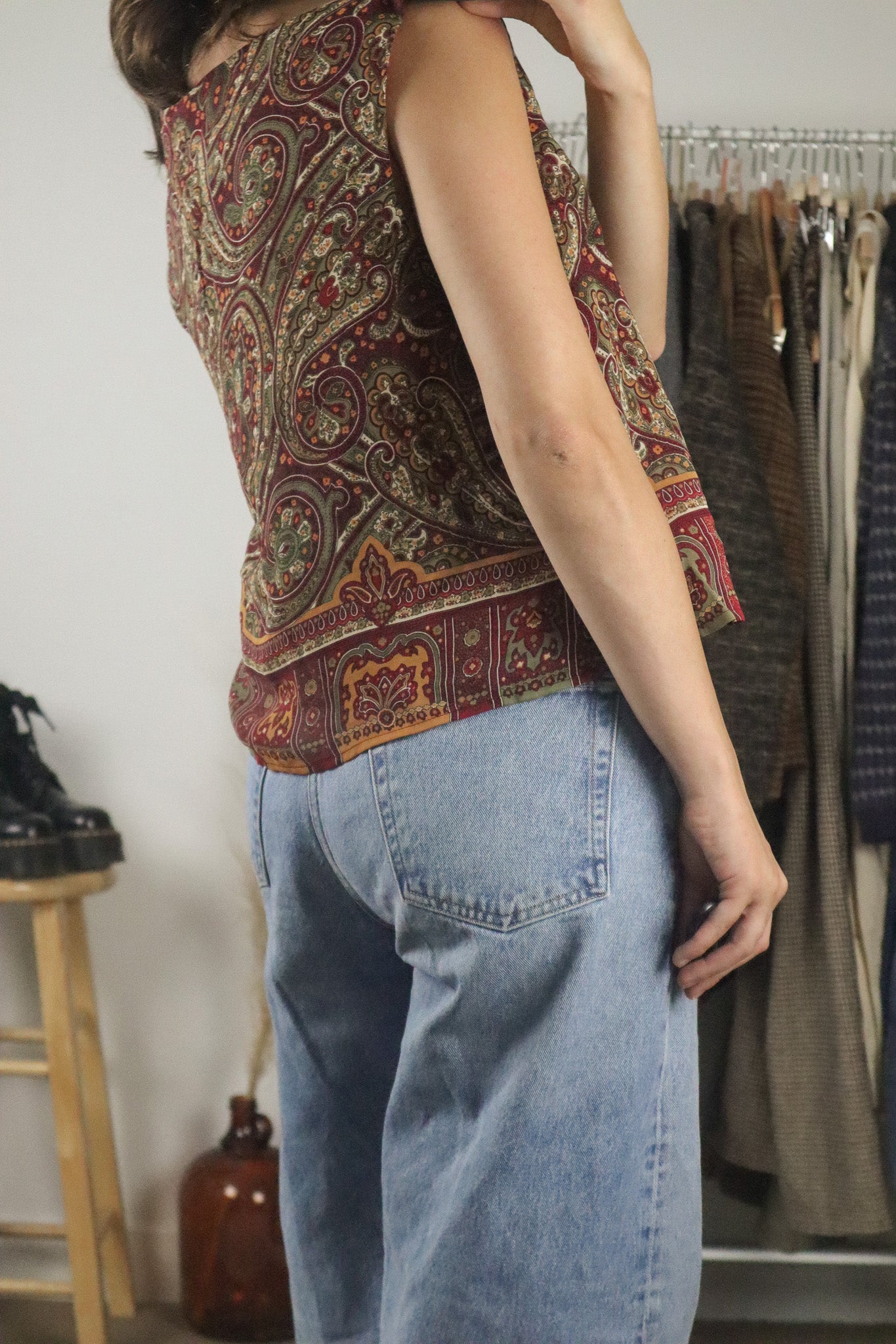 Made in Canada Vintage x Paisley Tank (L)