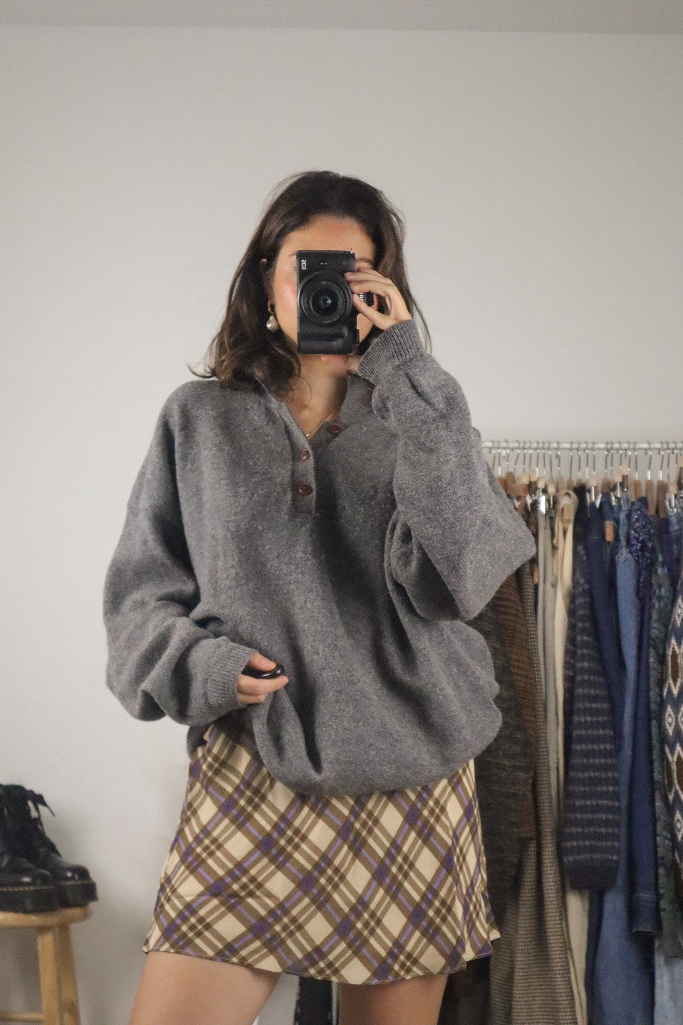 Vintage x Wool Collared Sweater (L-XXL)