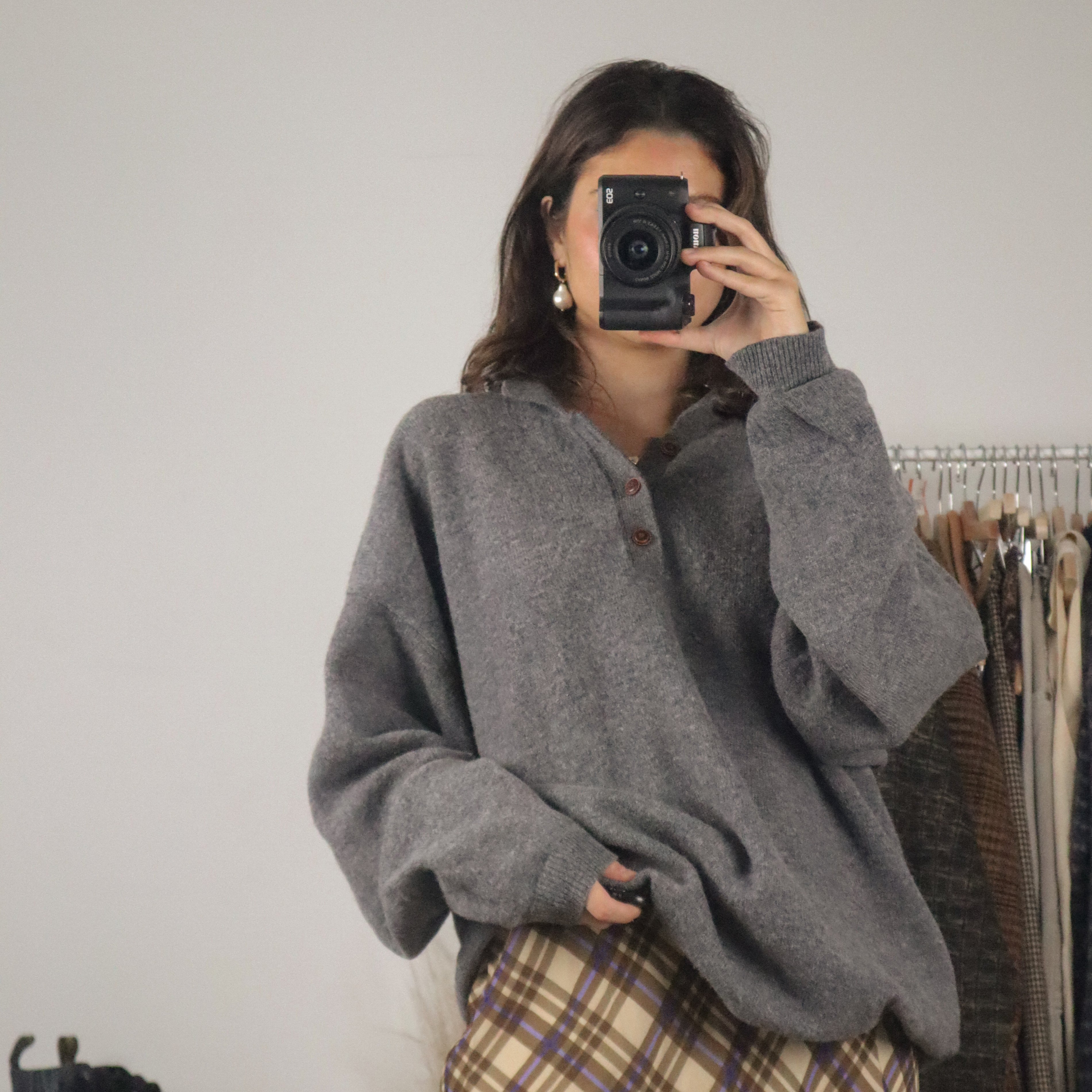 Vintage x Wool Collared Sweater (L-XXL)