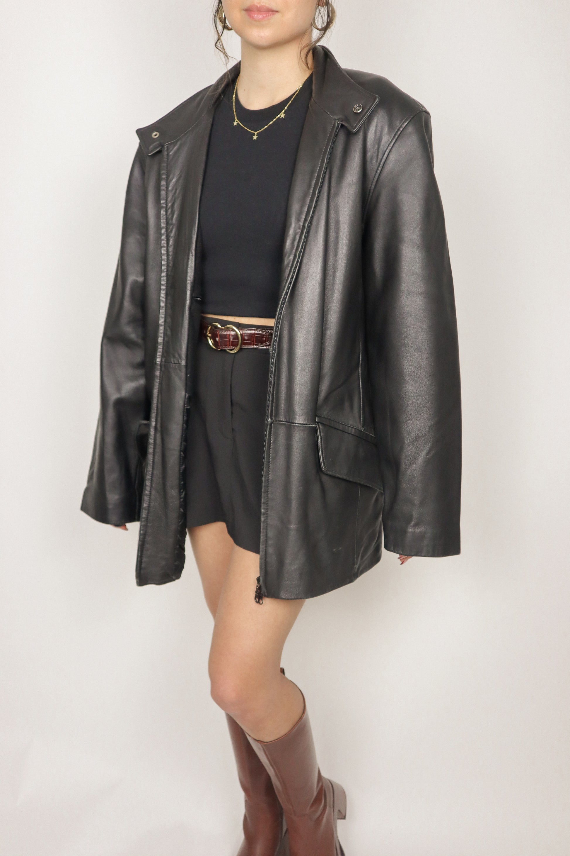 Vintage x Dainer Leather Jacket (M)