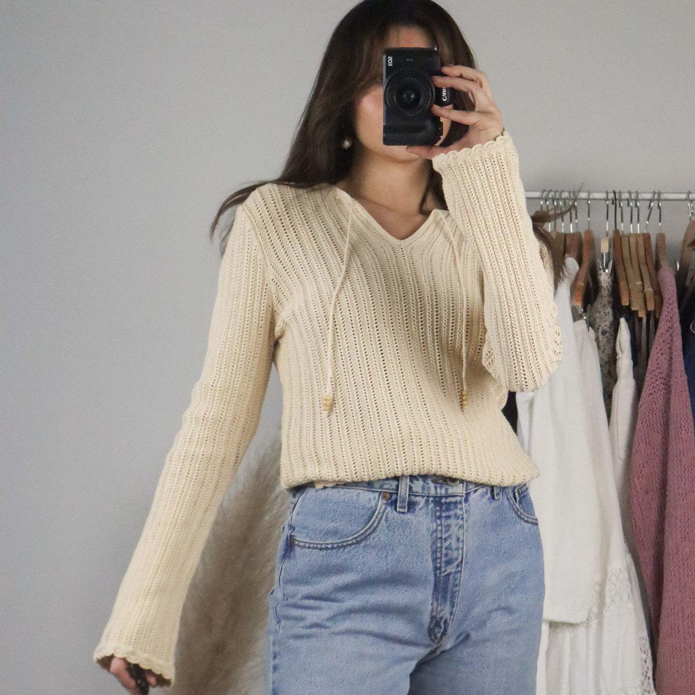 Vintage x Knit Sweater (S/M)