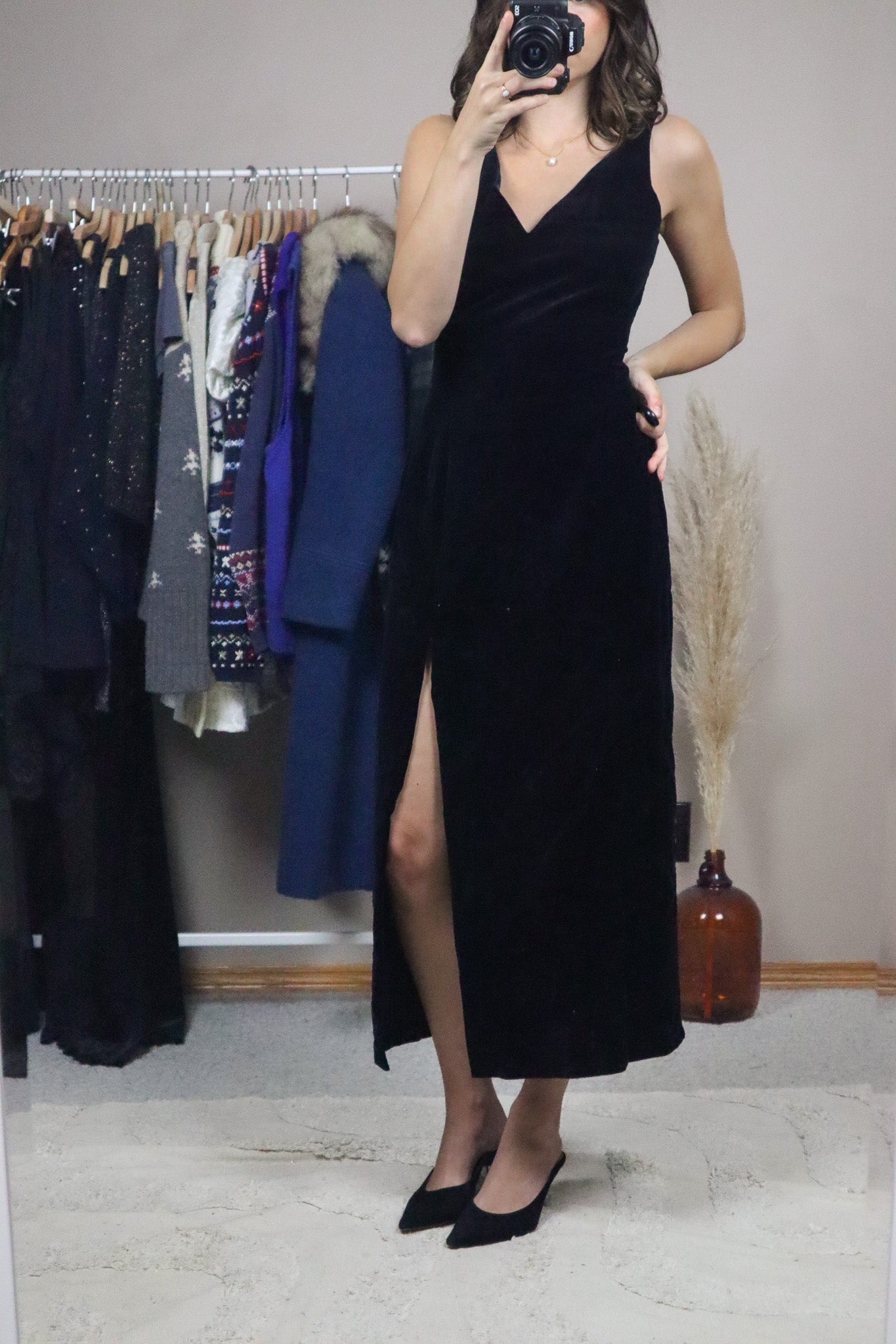 Vintage x Velvet Maxi Dress (8)