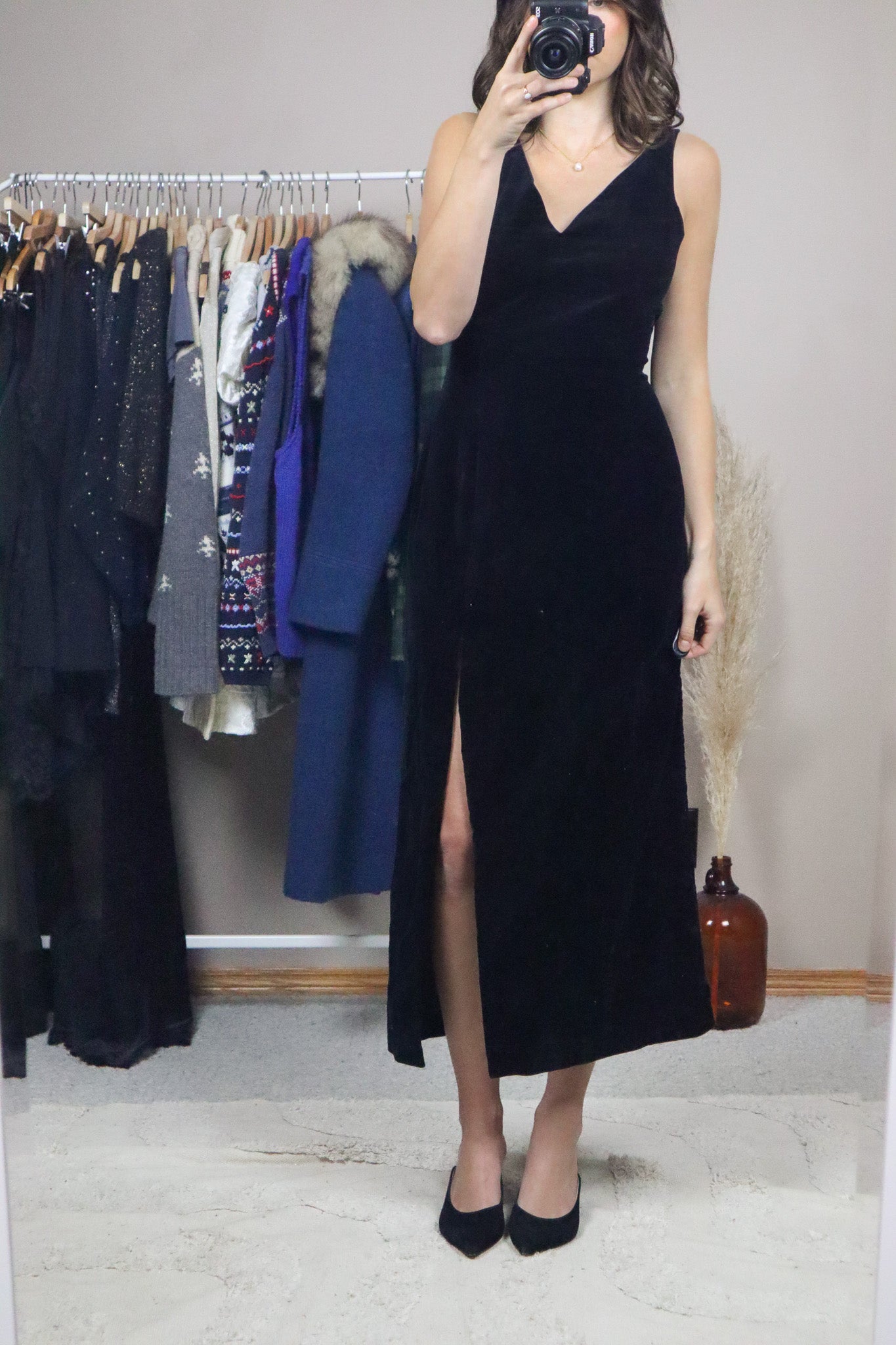 Vintage x Velvet Maxi Dress (8)