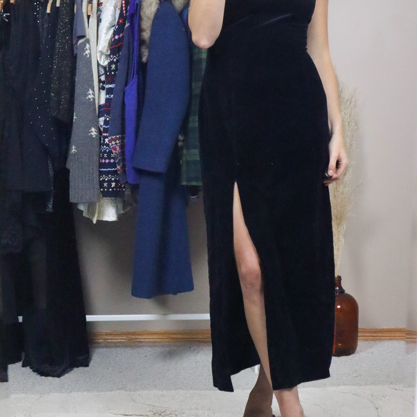 Vintage x Velvet Maxi Dress (8)