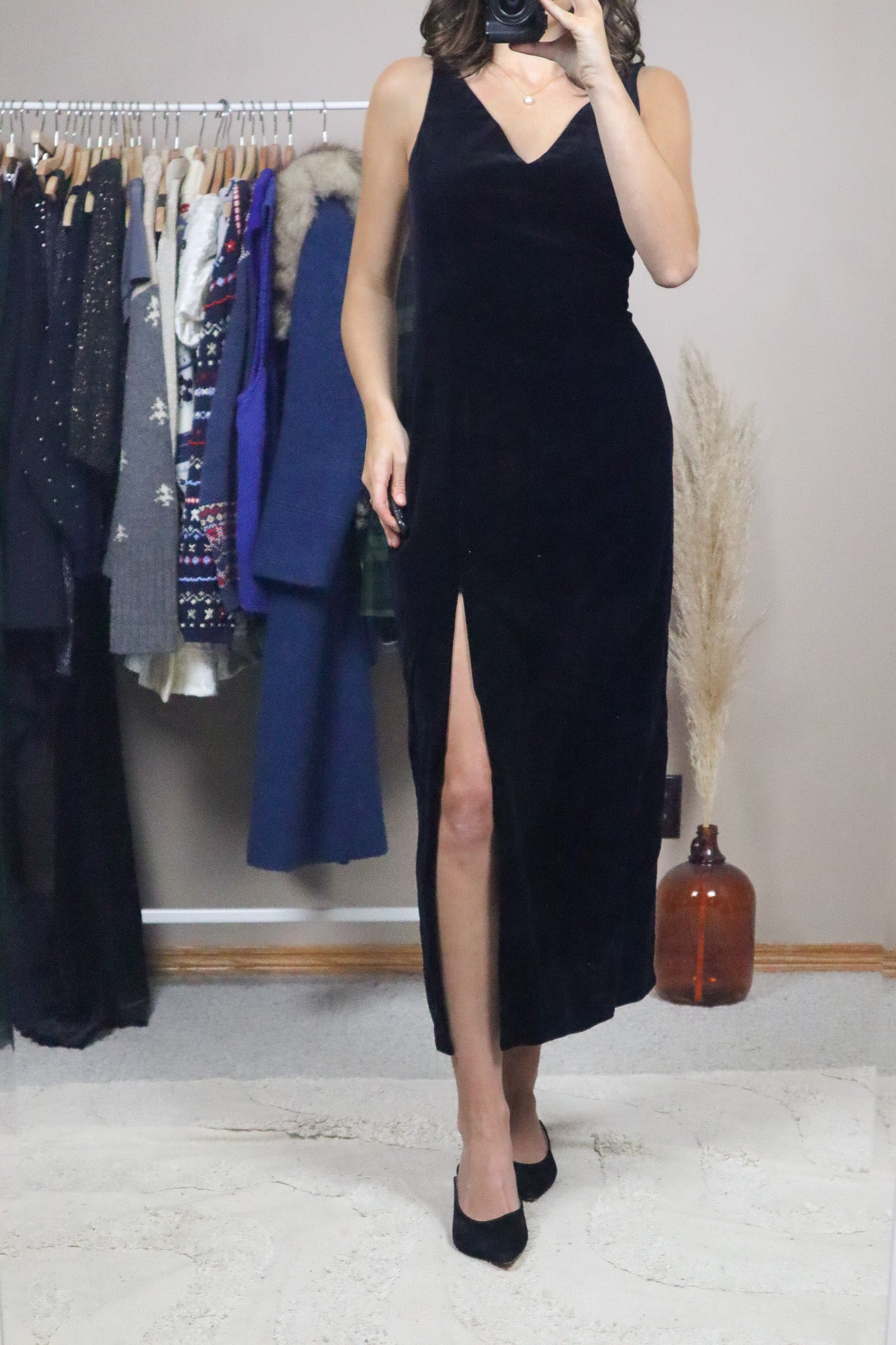 Vintage x Velvet Maxi Dress (8)